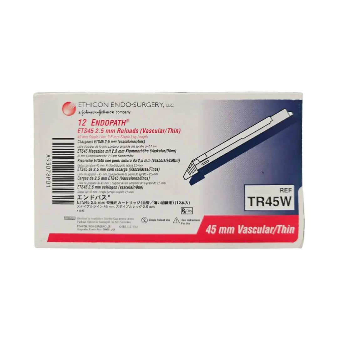 Ethicon TR45W Endopath ETS45 2.5mm Reloads Vascular Thin BX/12