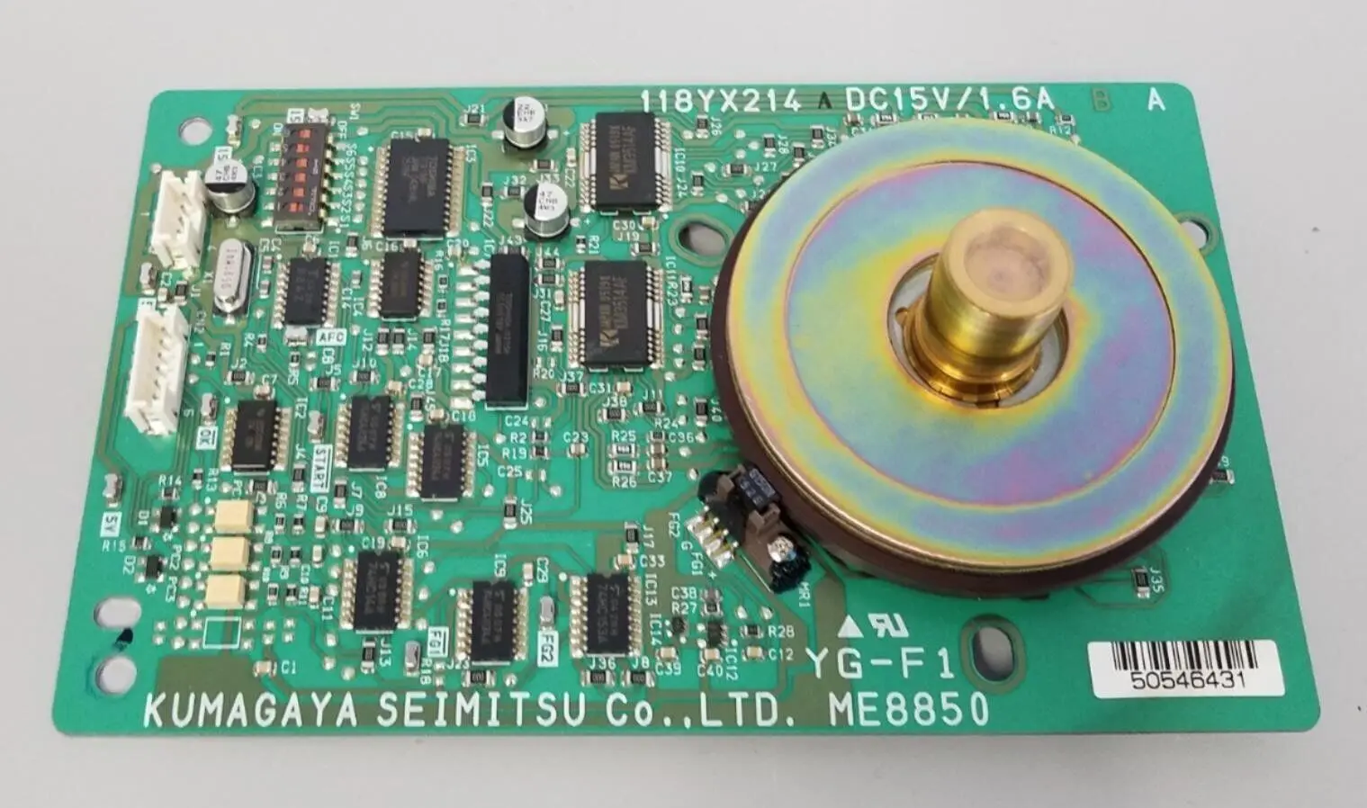 Fujifilm FCR XG1 CR-IR346RU Board Assembly 118YX214 – Used - Image 2