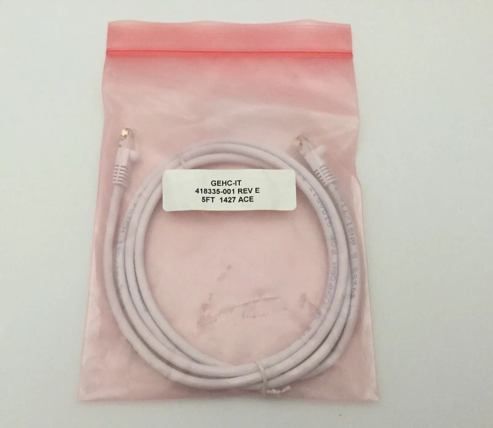 GE 418335-001 White Cable Assembly 5FT - LOT of 3
