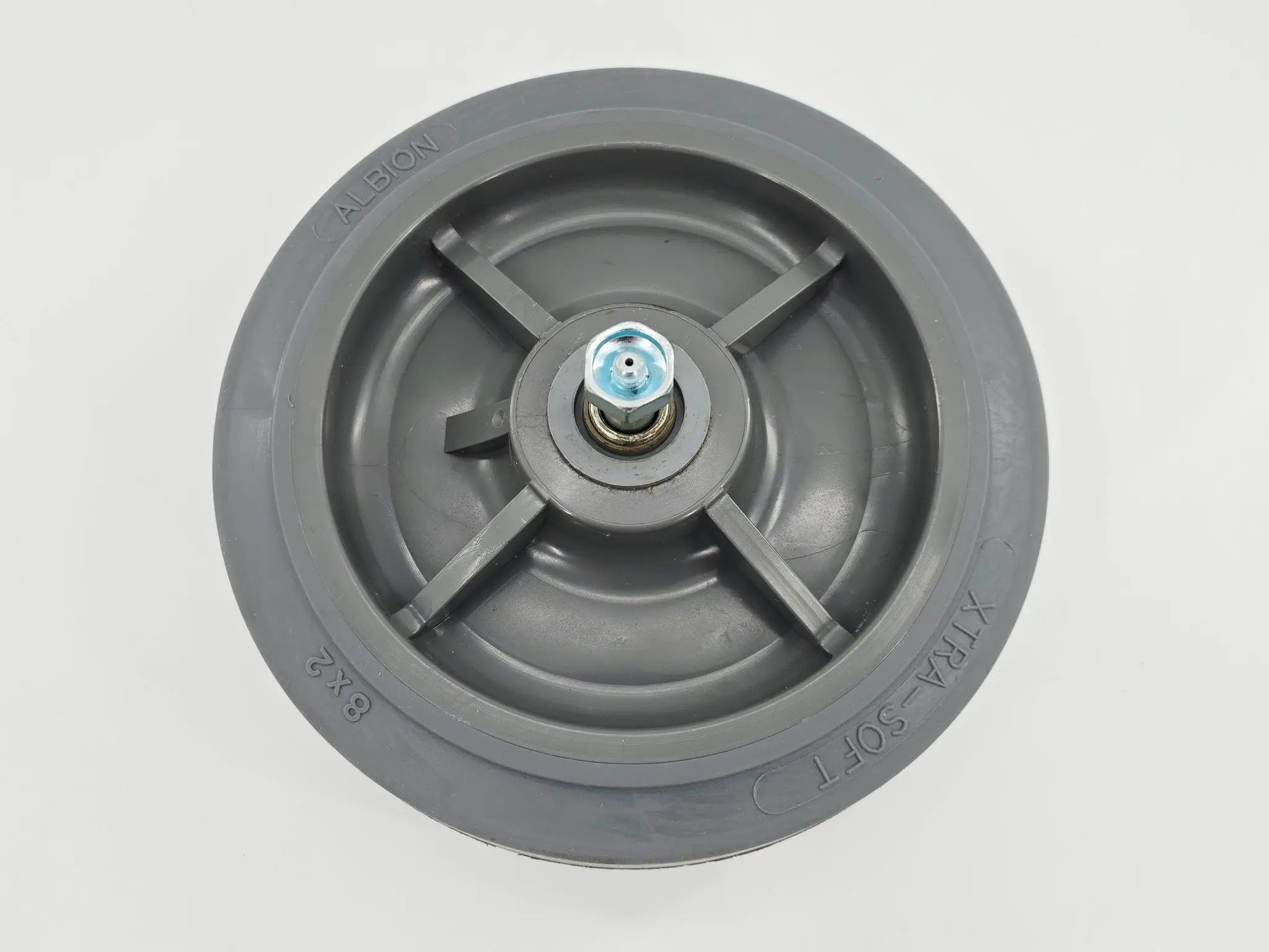 GE AMX-4 46‑303780P1 Two Front Casters Extra Soft 8" x 2" Set of 2 - Image 3