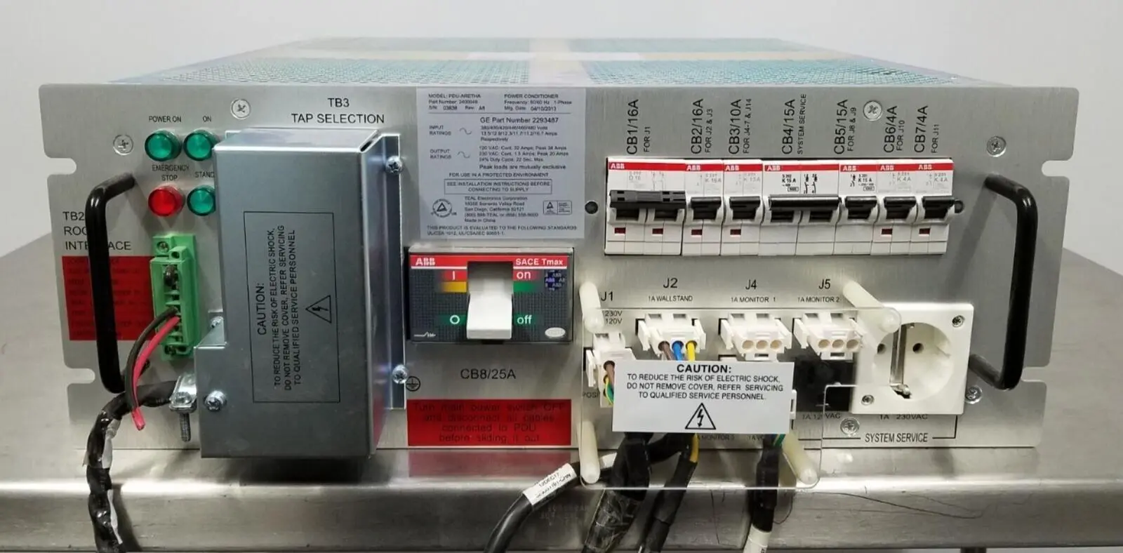 GE Discovery System Cabinet XR656 Power Conditioner 2400049 - Image 2