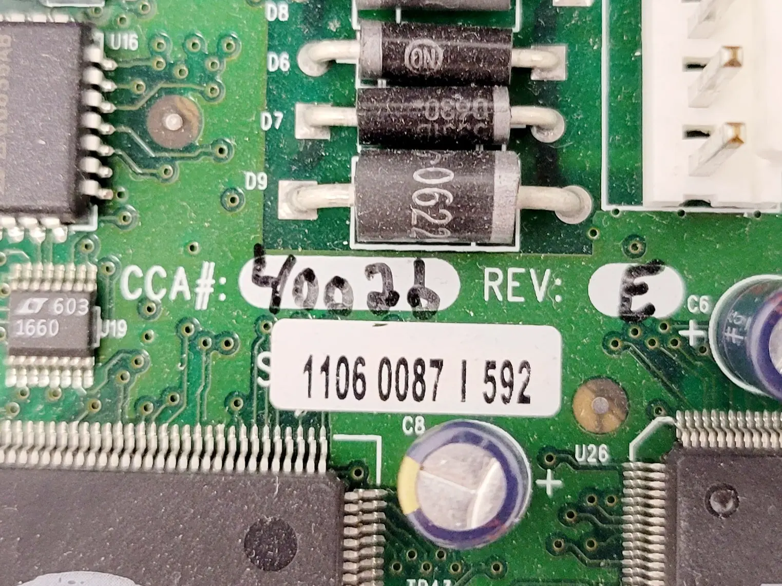 GE Healthcare Lunar LNR40026 REV E Detector Circuit Card Interface Board - Image 3