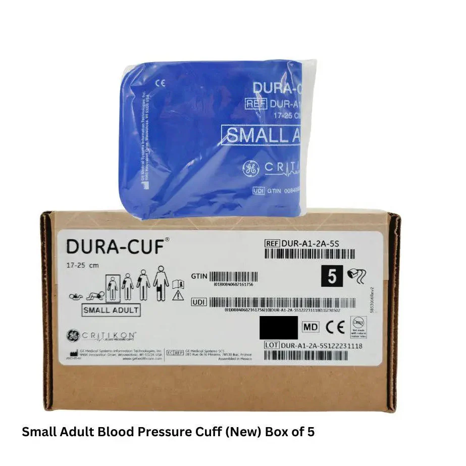 GE Medical Critikon DUR-A1-2A-5S Small Adult Blood Pressure Cuff (New) Box of 5 - Image 3