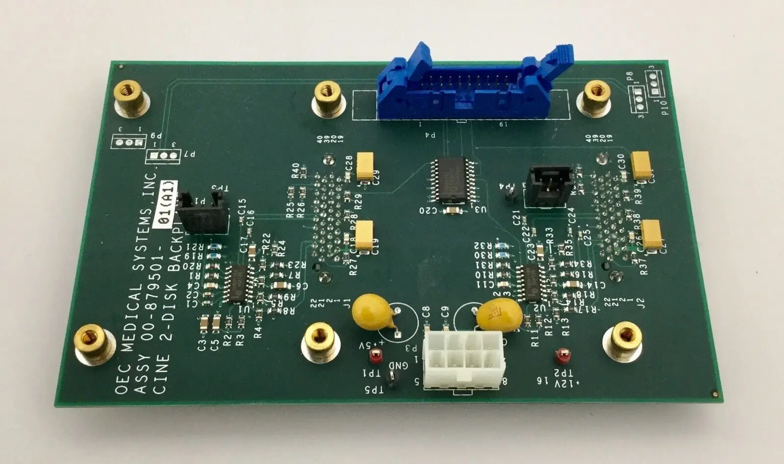 GE OEC 00-879501 Miniview 6800 C-Arm Disk Back Plane Board - Image 2