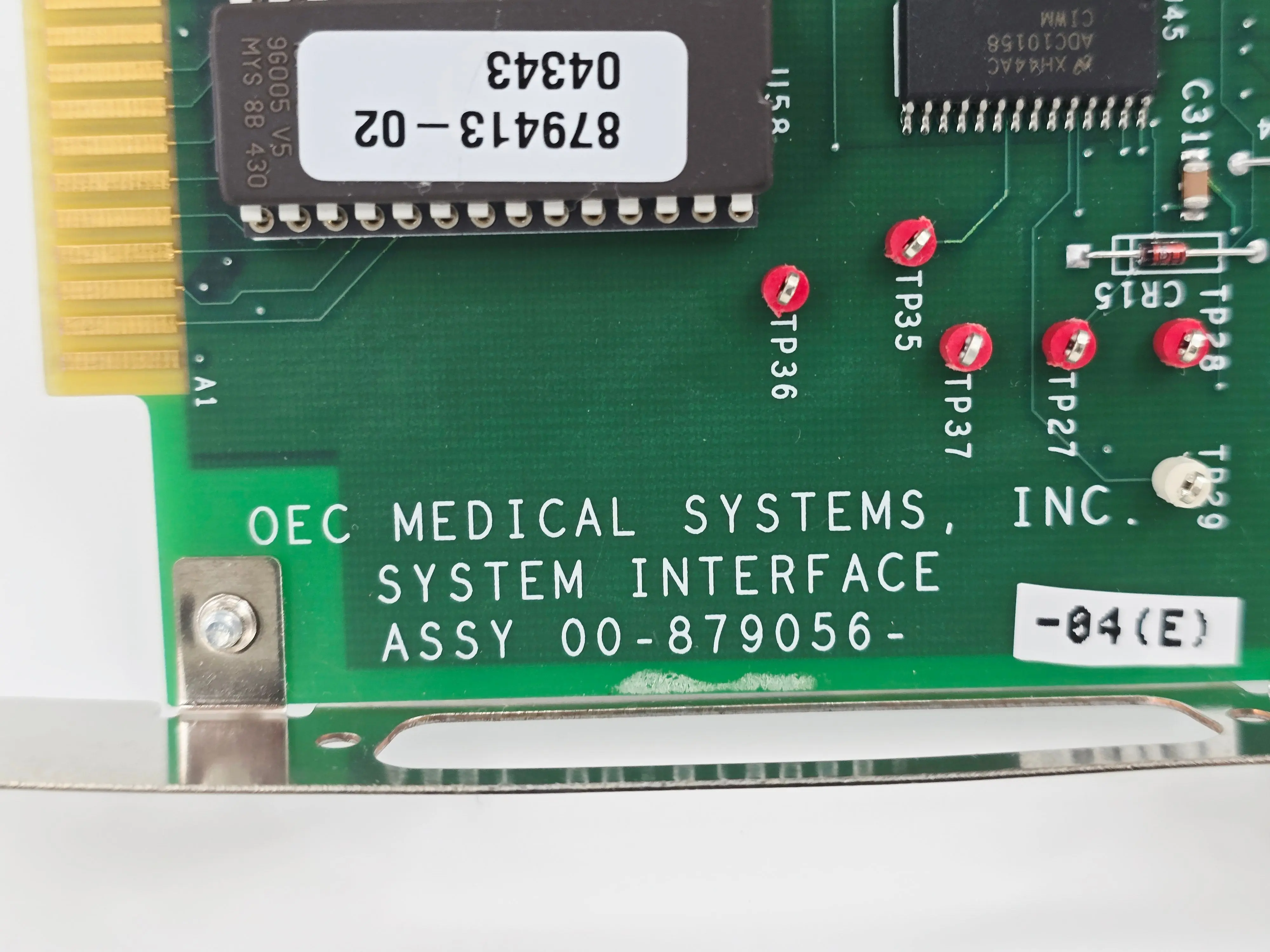 GE OEC 00-879056-04 System Interface Board Workstation PCB Used - Image 3