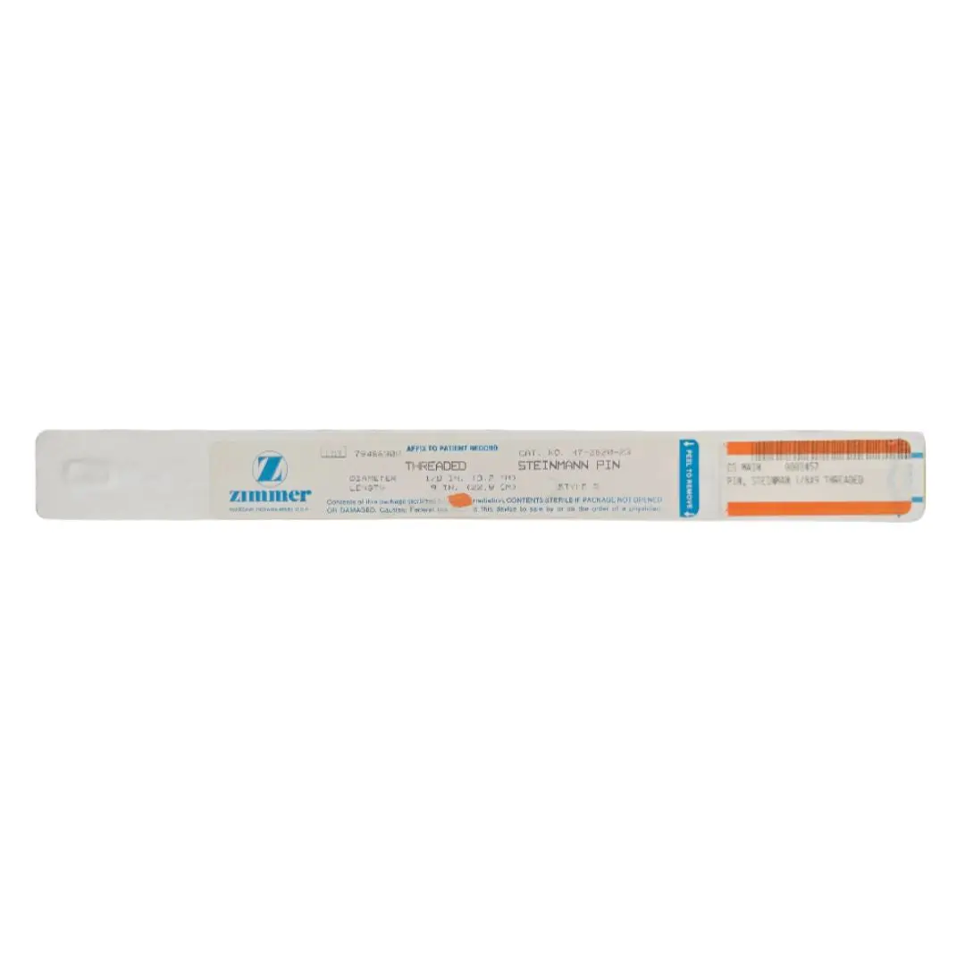 Zimmer 47-2620-23 Threaded Steinmann Pin 1/8" x 9" Style 5