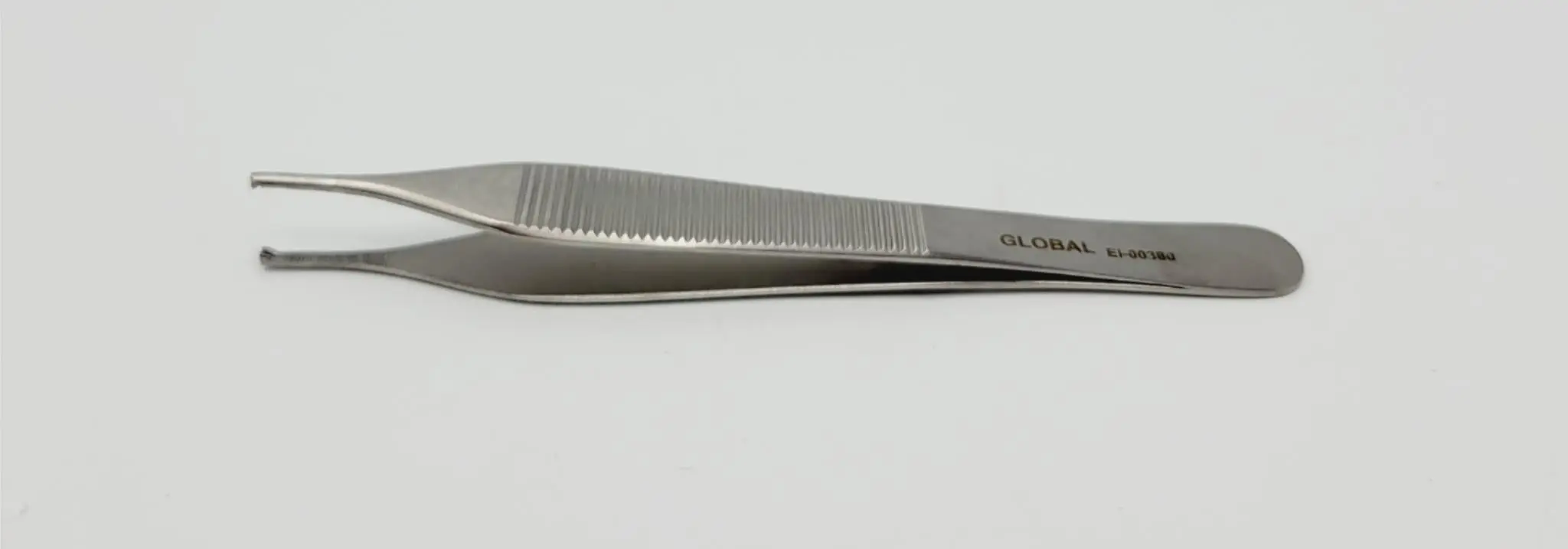 Global Surgical Adson Forcep E1-00380 Serrated 1 x 2 Teeth 4-3/4" - Image 2