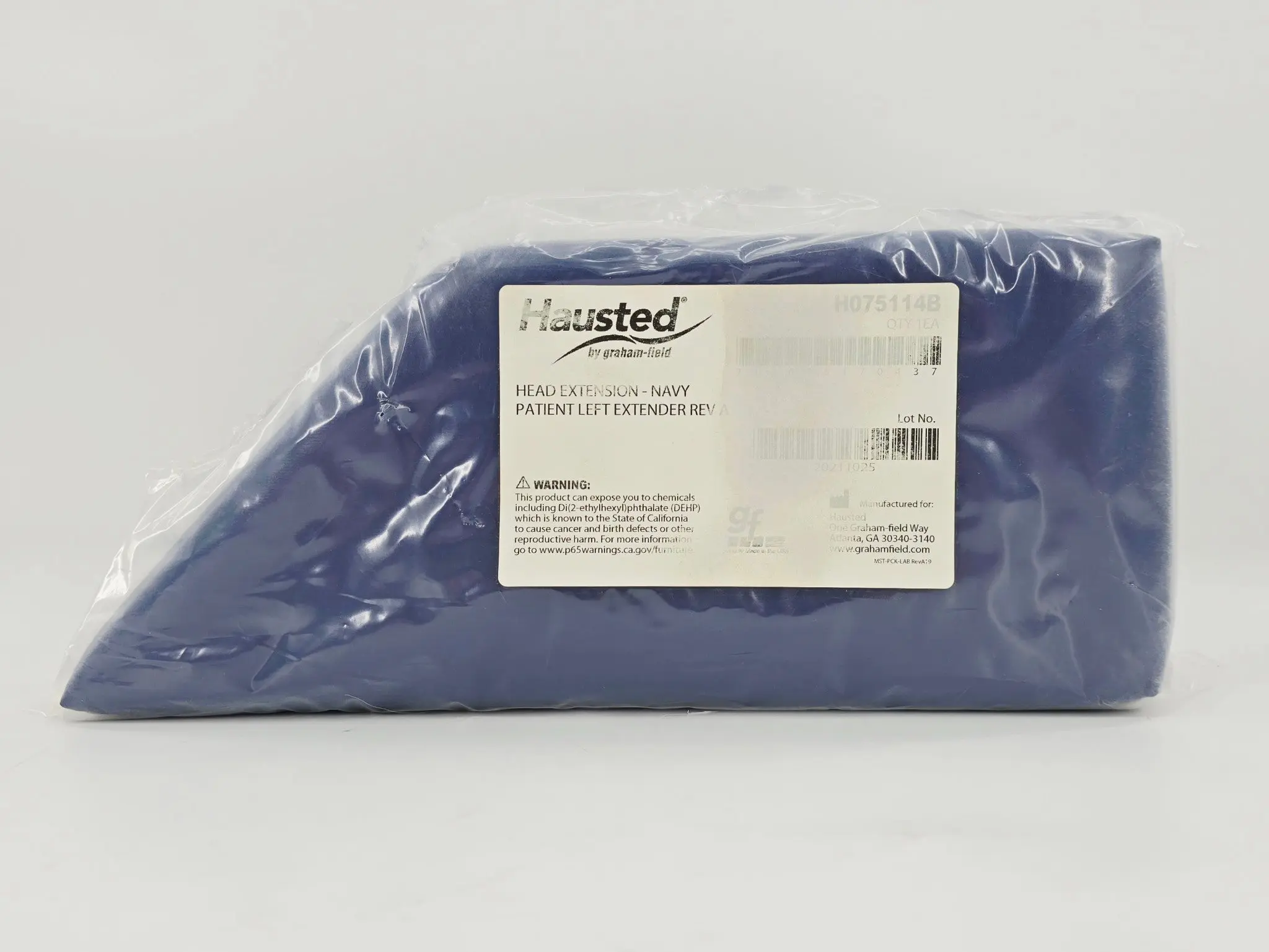 Graham-Field Hausted Head Extension Navy Patient Extender Pad Left/Right Set NEW - Image 2
