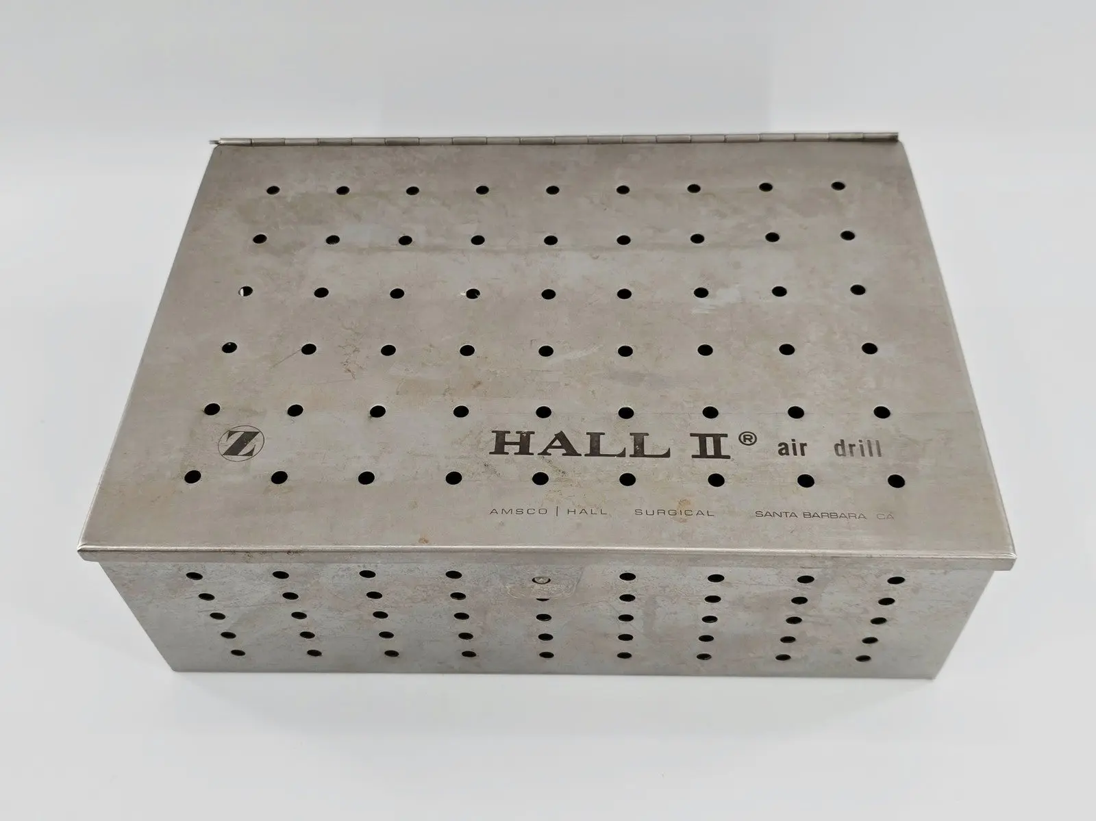 Hall II Air Drill Handpiece Sterilization Container w/ Lid 10-1/4" x 7" x 3-1/2" - Image 2
