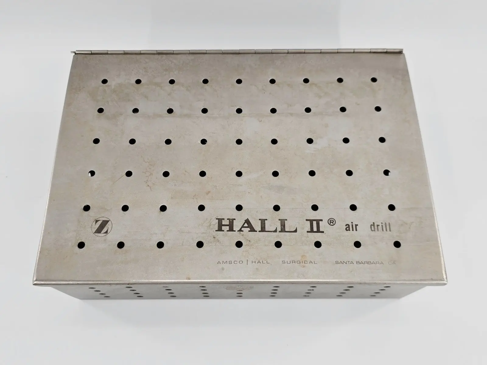 Hall II Air Drill Handpiece Sterilization Container w/ Lid 10-1/4" x 7" x 3-1/2" - Image 5