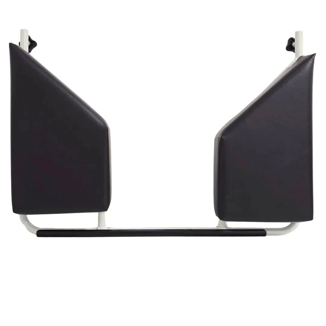 Hausted Patient Stretcher Head Section Frame with Adjustable Pads 29" x 21" x 7" – Used