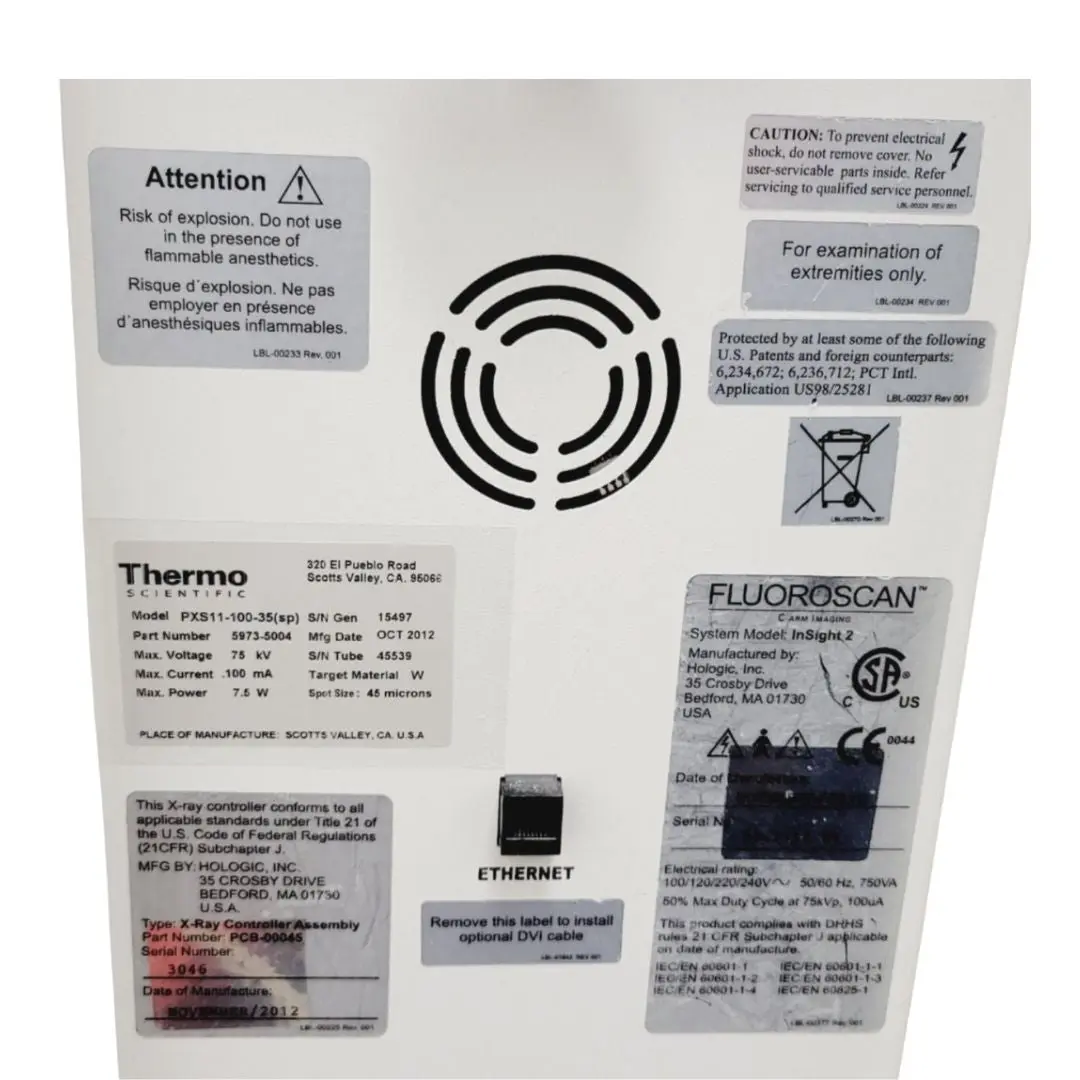 Hologic InSight 2 Fluoroscan Mini C-Arm Imaging System V.4.0.3 - 2012 - Image 3