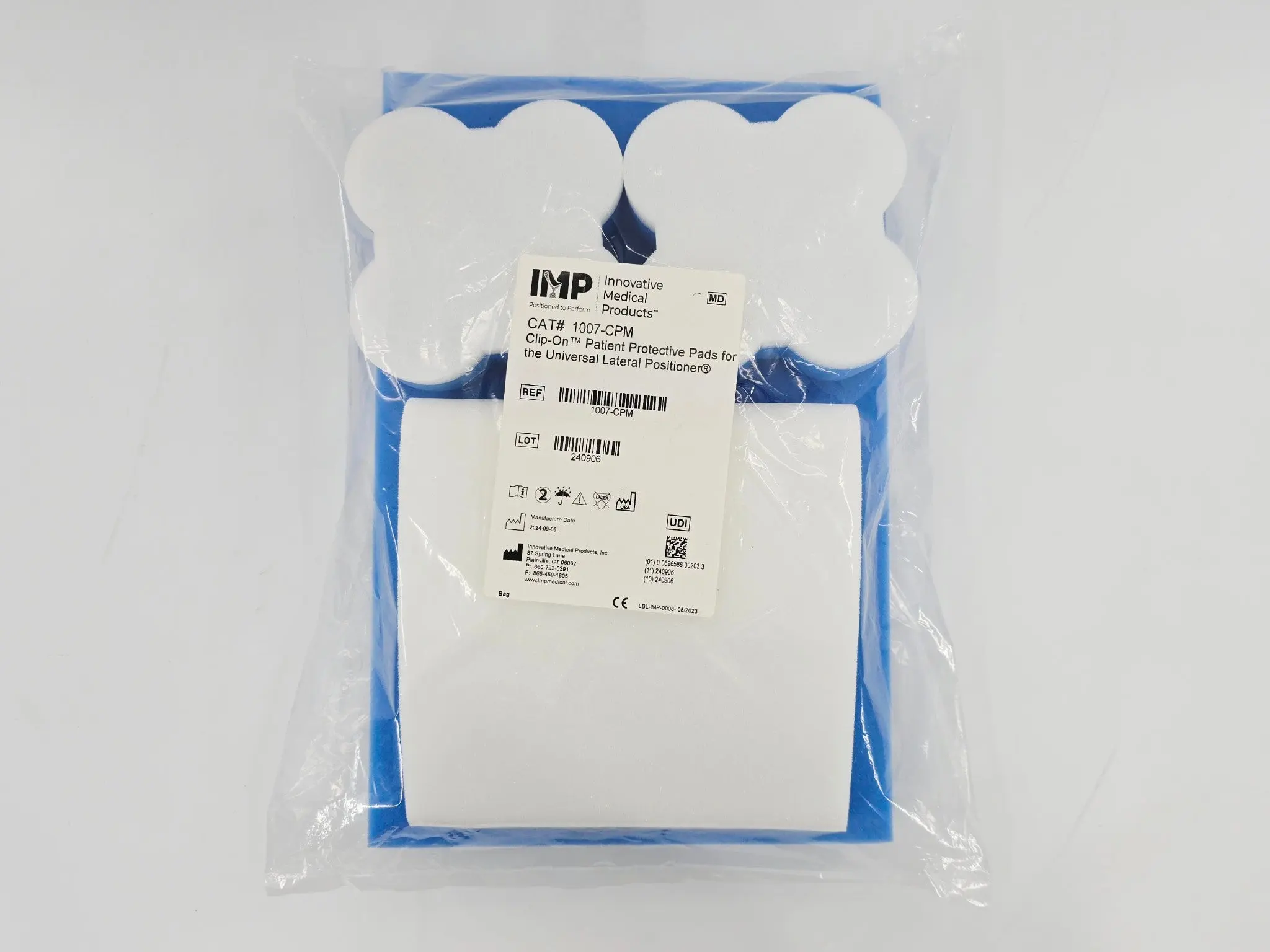 IMP 1007-CPM Clip-On Patient Protective Pads Universal Lateral Positioner 6/CS - Image 2