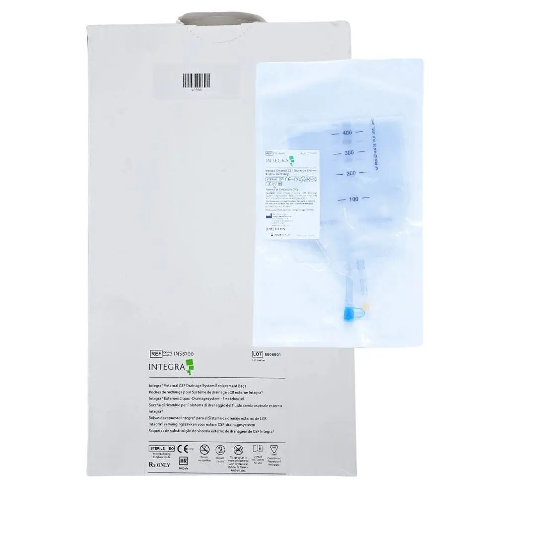 Integra Miltex INS8700 External CSF Drainage System Replacement Bags Box Of 5
