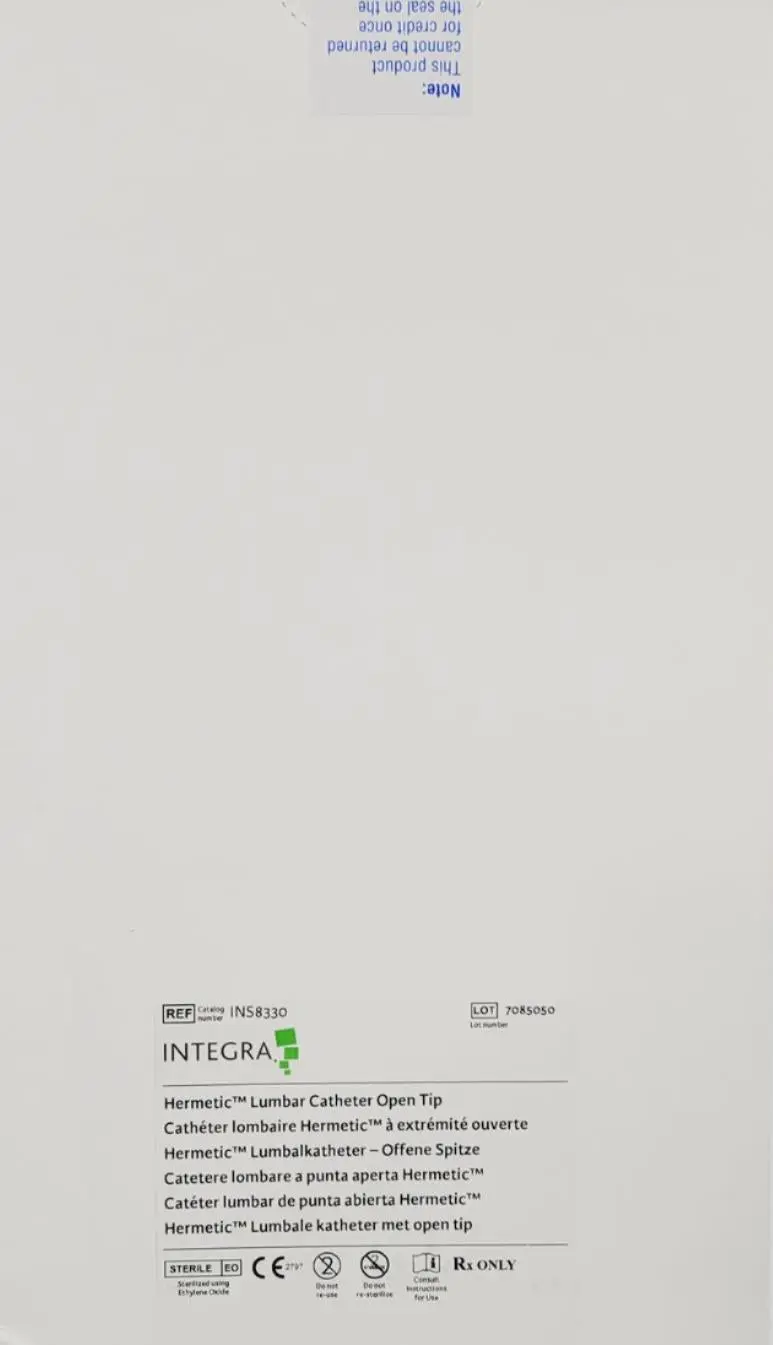 Integra Lifesciences INS-8330 Hermetic Lumbar Catheter Open Tip - Image 3