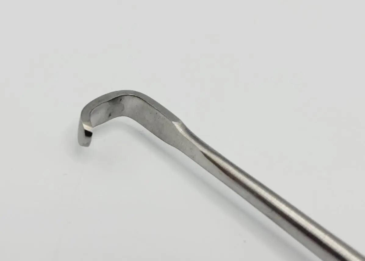 Jarit 190-133 Meyerding Finger Retractor Style 4-3/8" x 1/8" Right Angled 6-7/8" - Image 2