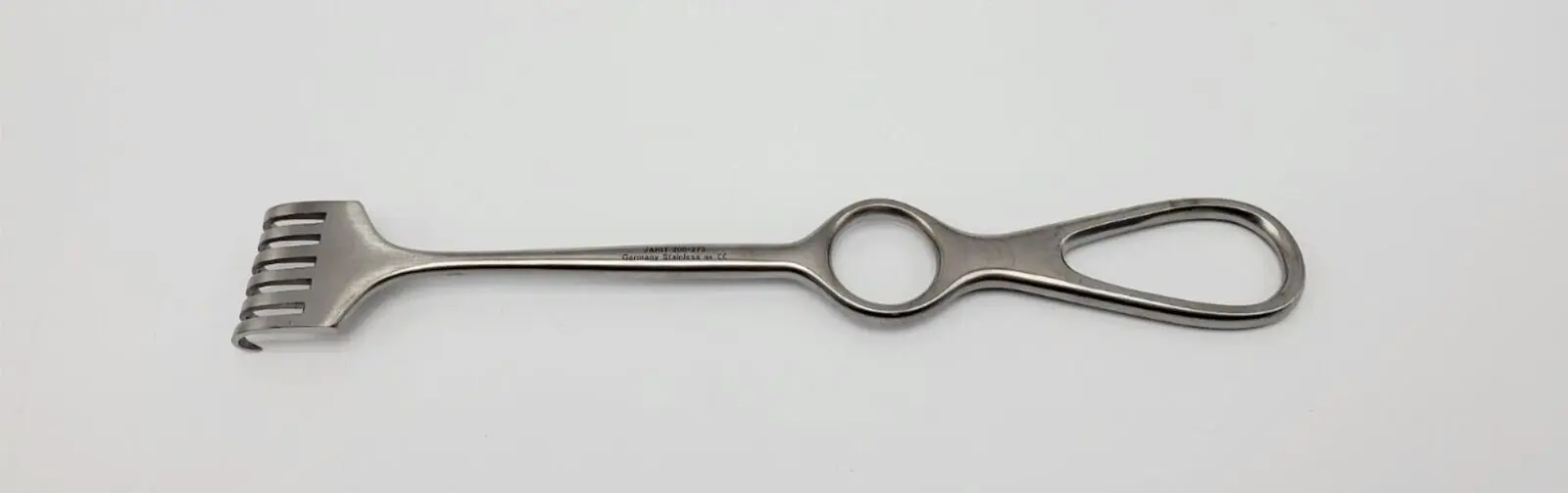 Jarit 200-273 Volkmann Hand Held Retractor 6 Prong 28mm Tip Width Sharp 8-1/2" - Image 3