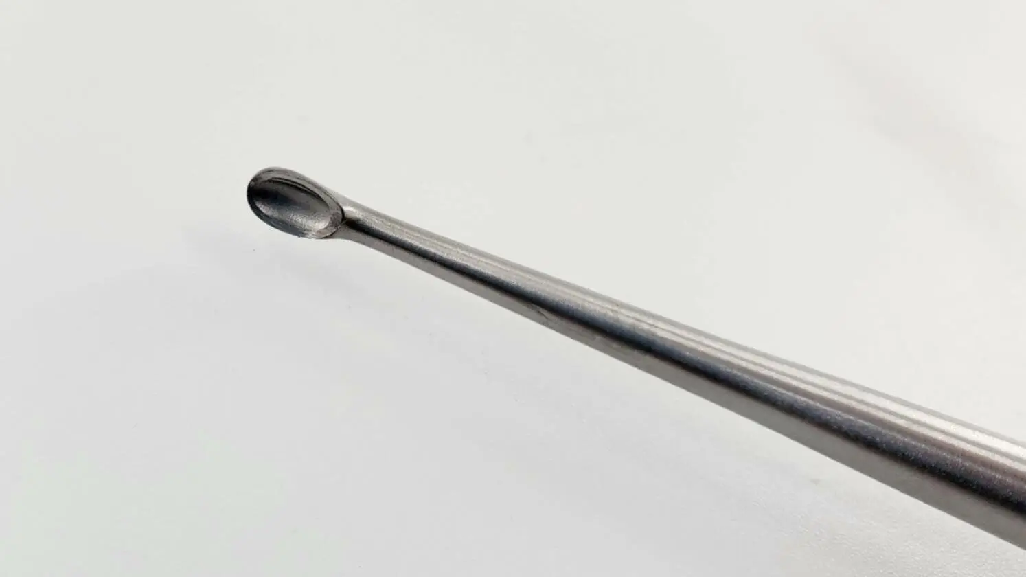 Jarit 240-163 Curette Bruns Oval Cup Size 1 Straight Solid Hexagonal Handle 9" - Image 3