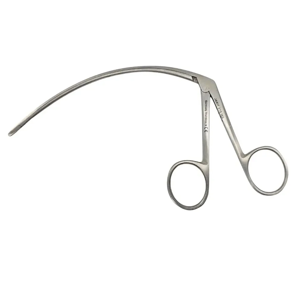 Jarit 270-185 Carroll Tendon Retriever Curved Shaft Serrated Jaws 5-1/2"