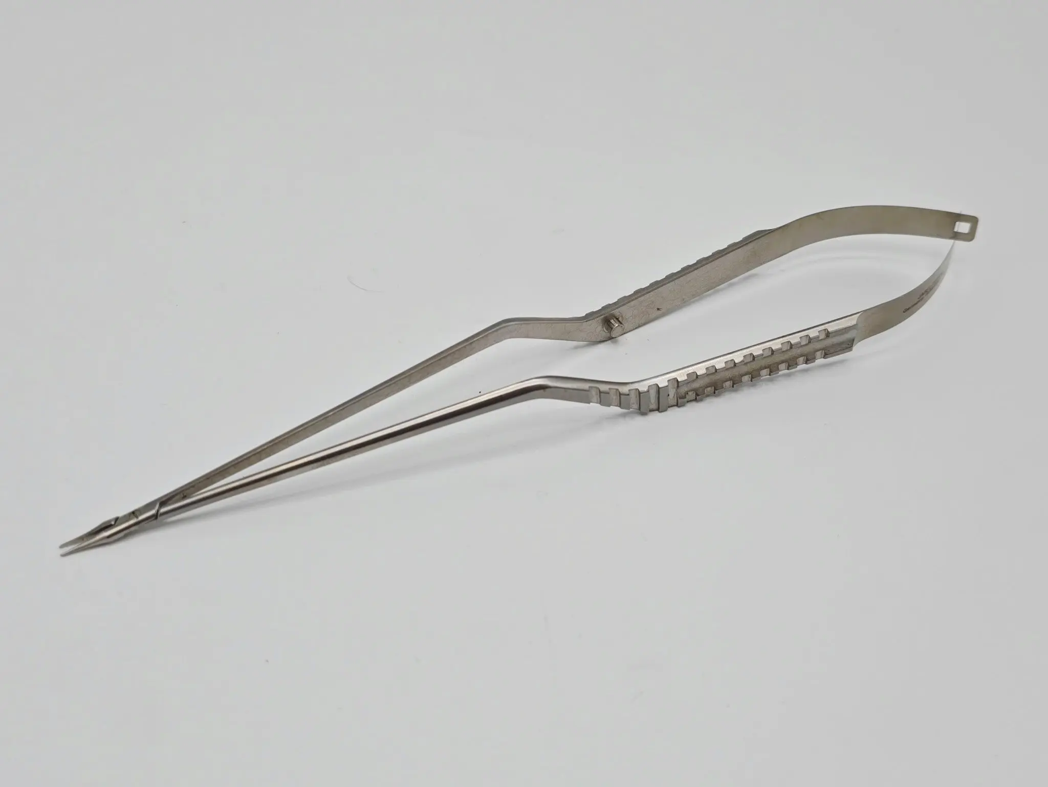 Jarit 277-110 Yasargil Needle Holder Straight Flat Bayonet Handle ENT 8-3/4" - Image 6