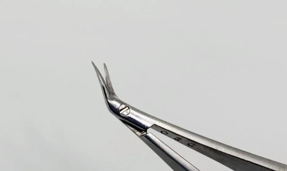Katena K4-1010 Castroviejo Corneal Scissors Small Left 4-1/4" - Image 3