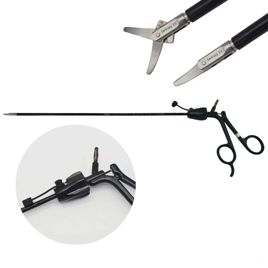 Laparoscopic Bipolar Grasping Forceps 5mm Rotating Handle