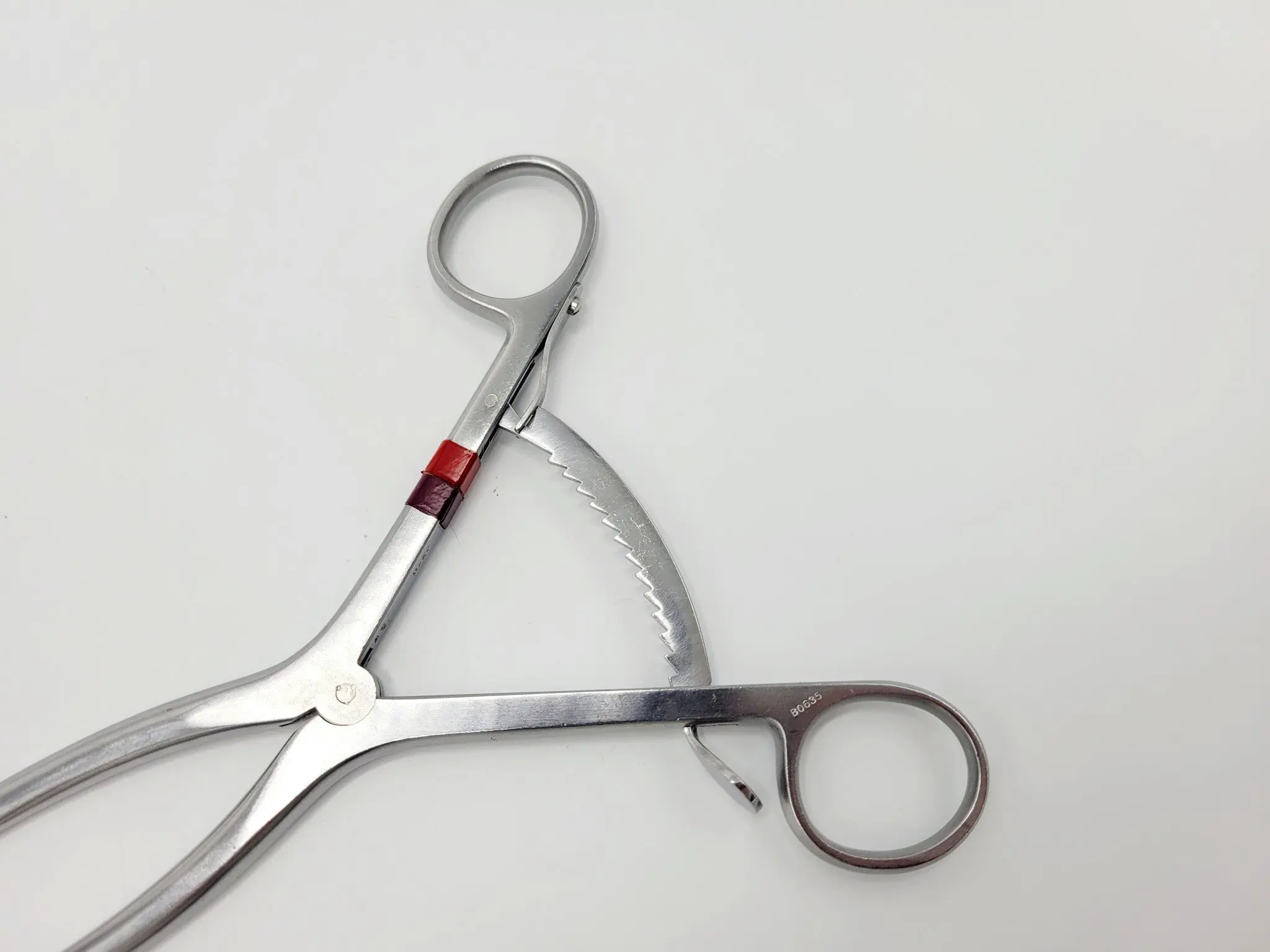 Link 64-4161 Kolbel Glenoid Retractor w/ V. Mueller OS8818-23 Blades 8" - Image 3