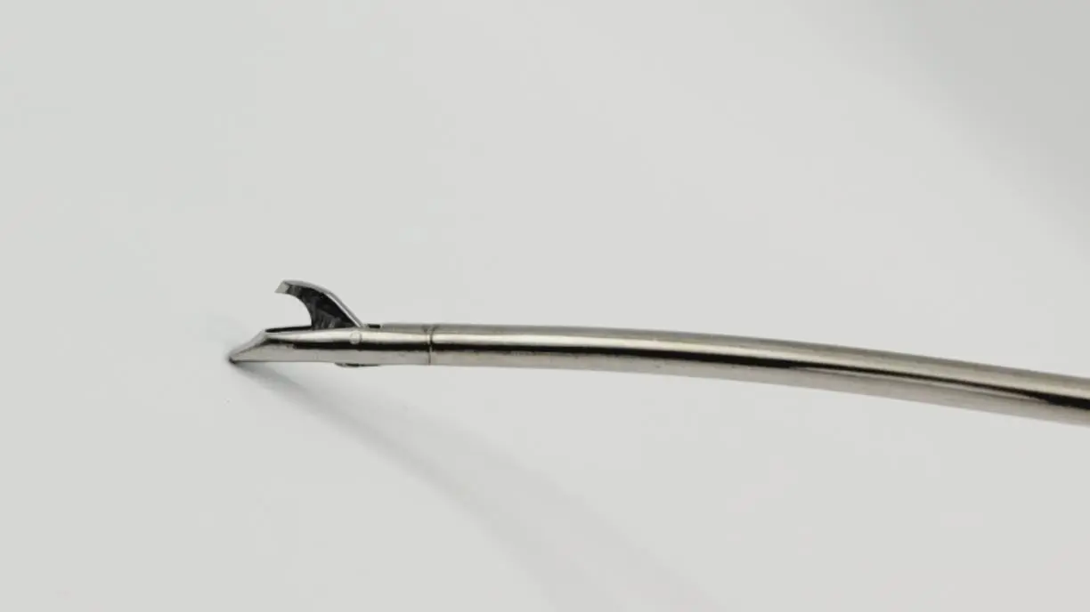 Linvatec 1.1212 Shutt B-Scoop Forceps 30° Left 3.4mm Arthroscopy 9" – Used - Image 2