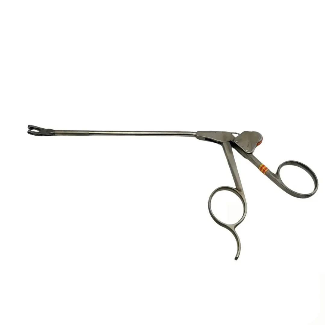 Linvatec 18.10011 Shutt 4mm Punch Curved Left Arthroscopy 9-1/8" Used