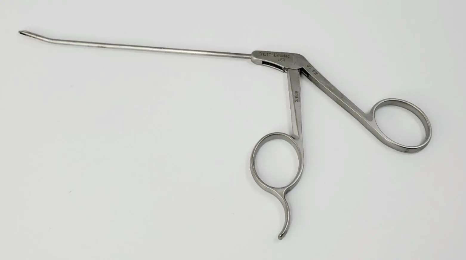 Linvatec 2.1639 Shutt Square Trimmer 15° Up Arthroscopy Blunt Tip Forceps 9-1/8" - Image 2
