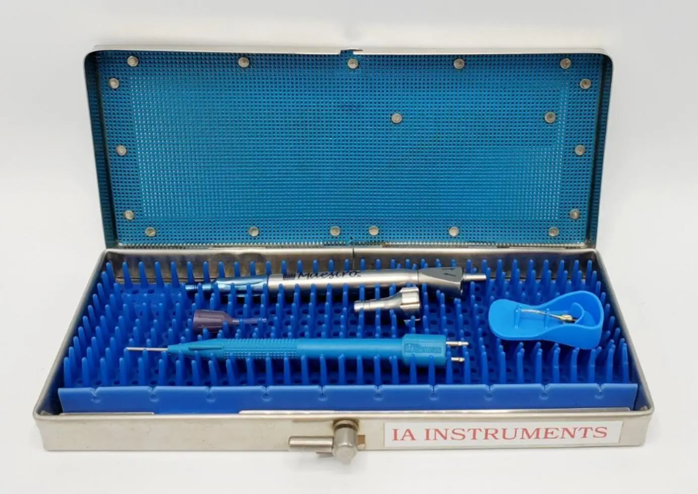 Maestro Barrett 0.3mm Curved Capsule Polish IA Tip Blue Set with Case - Image 3