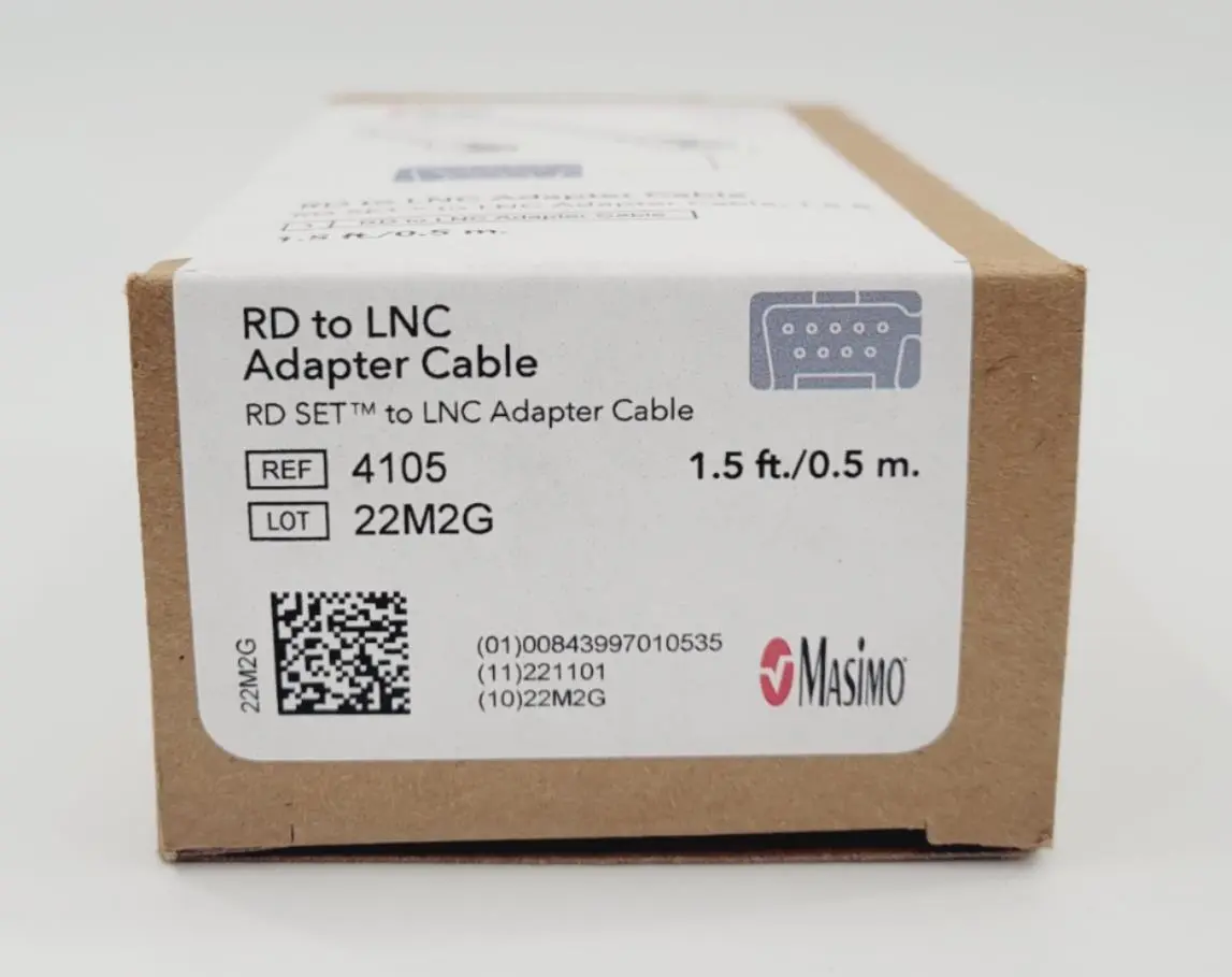 Masimo 4105 RD to LNC Adapter Cable 1.5' (0.5 m) - Image 3
