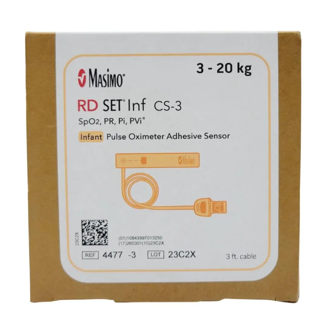 Masimo 4477 Neo CS3 Infant Pulse Oximeter Adhesive Sensors Box of 20
