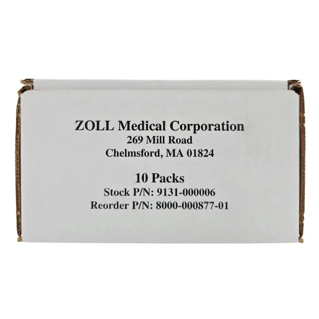 Zoll Medical 8000-000877-01 Recorder Paper 80mm, Fan Fold, 8 ft Standard, 10PKS/CS