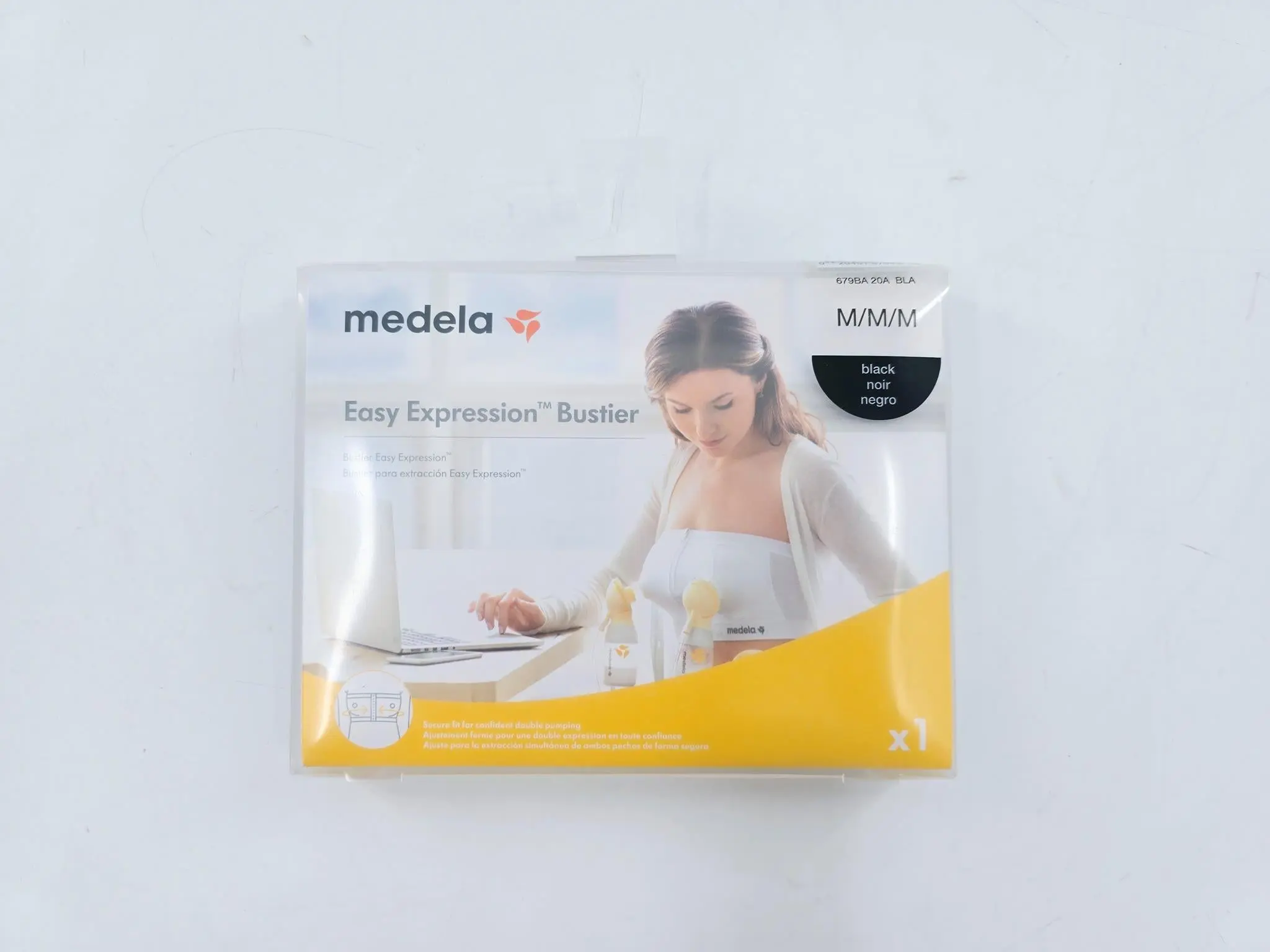 Medela 67944 Easy Expression Bustier Medium Black Case of 3 - Image 2