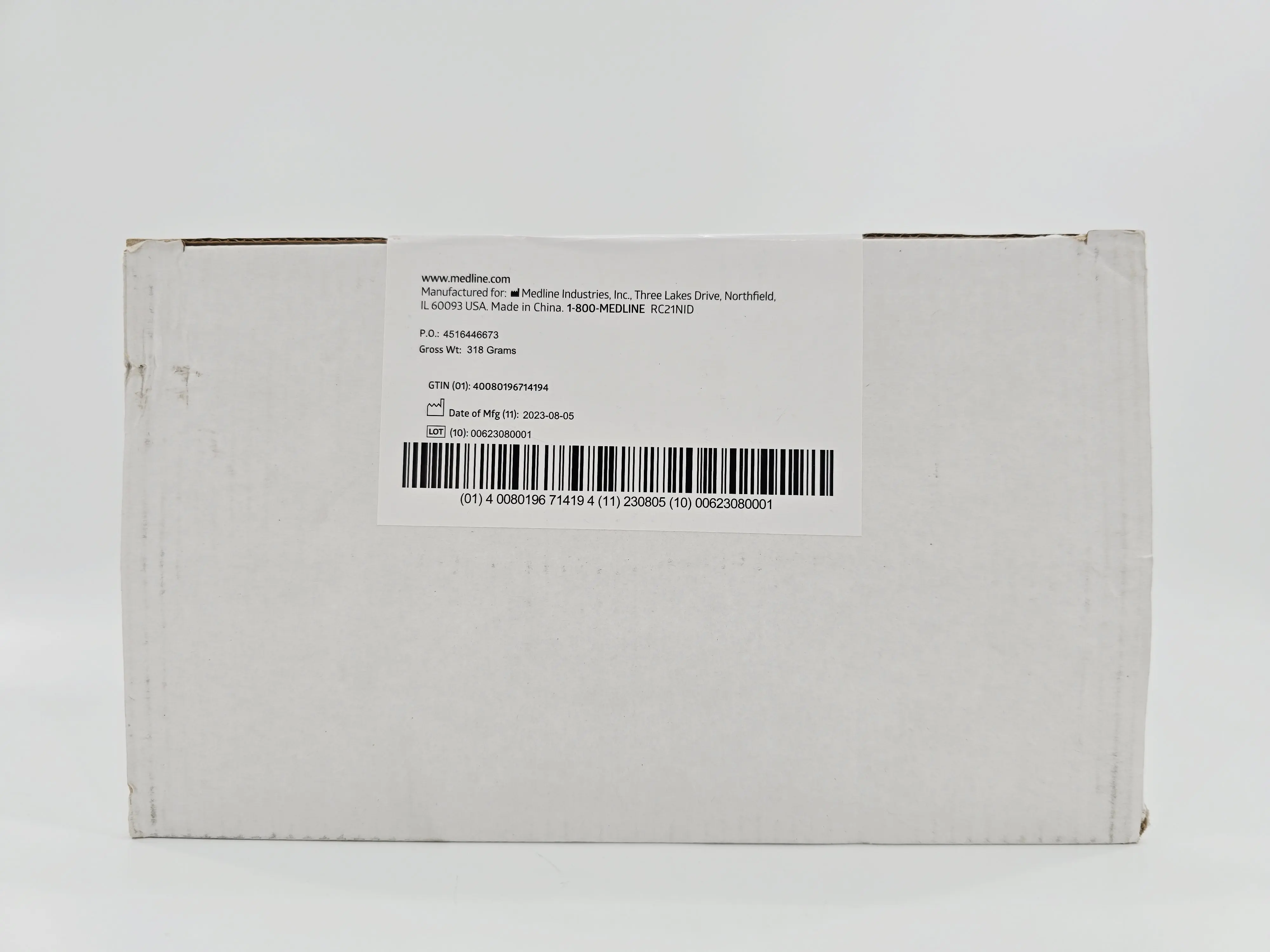 Medline DYNJWE1310 Perforated Flat Drain (Silicone) BX/10 - Image 3