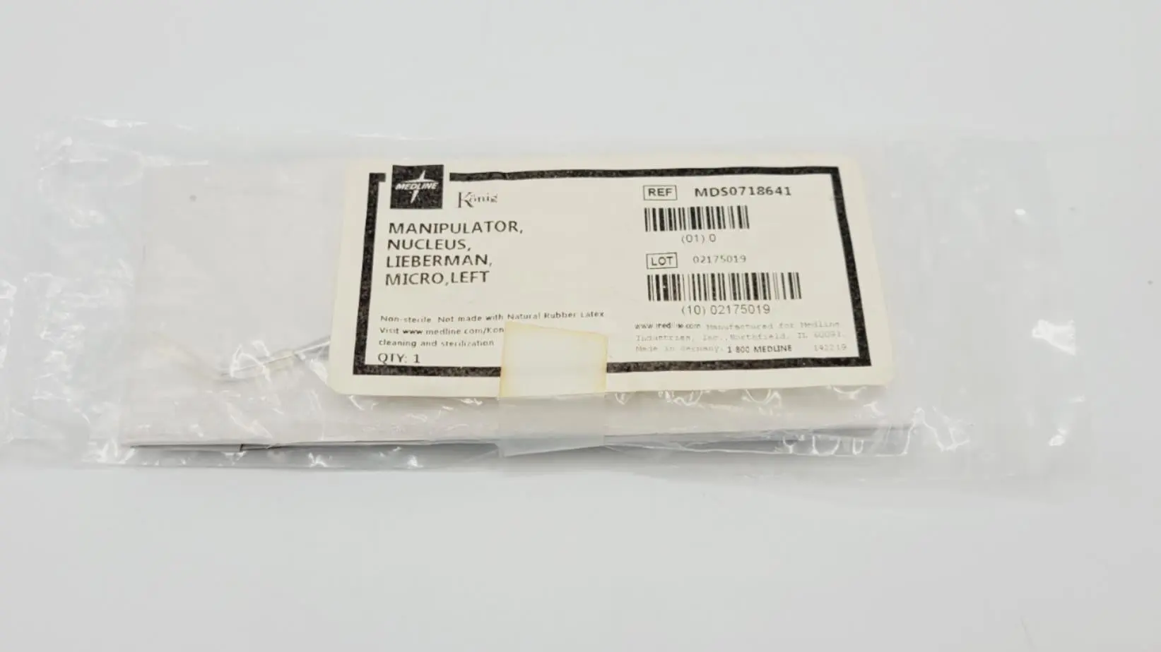 Medline Konig MDS0718641 Micro Lieberman Nucleus Manipulator, Left, 4-3/4" - Image 2