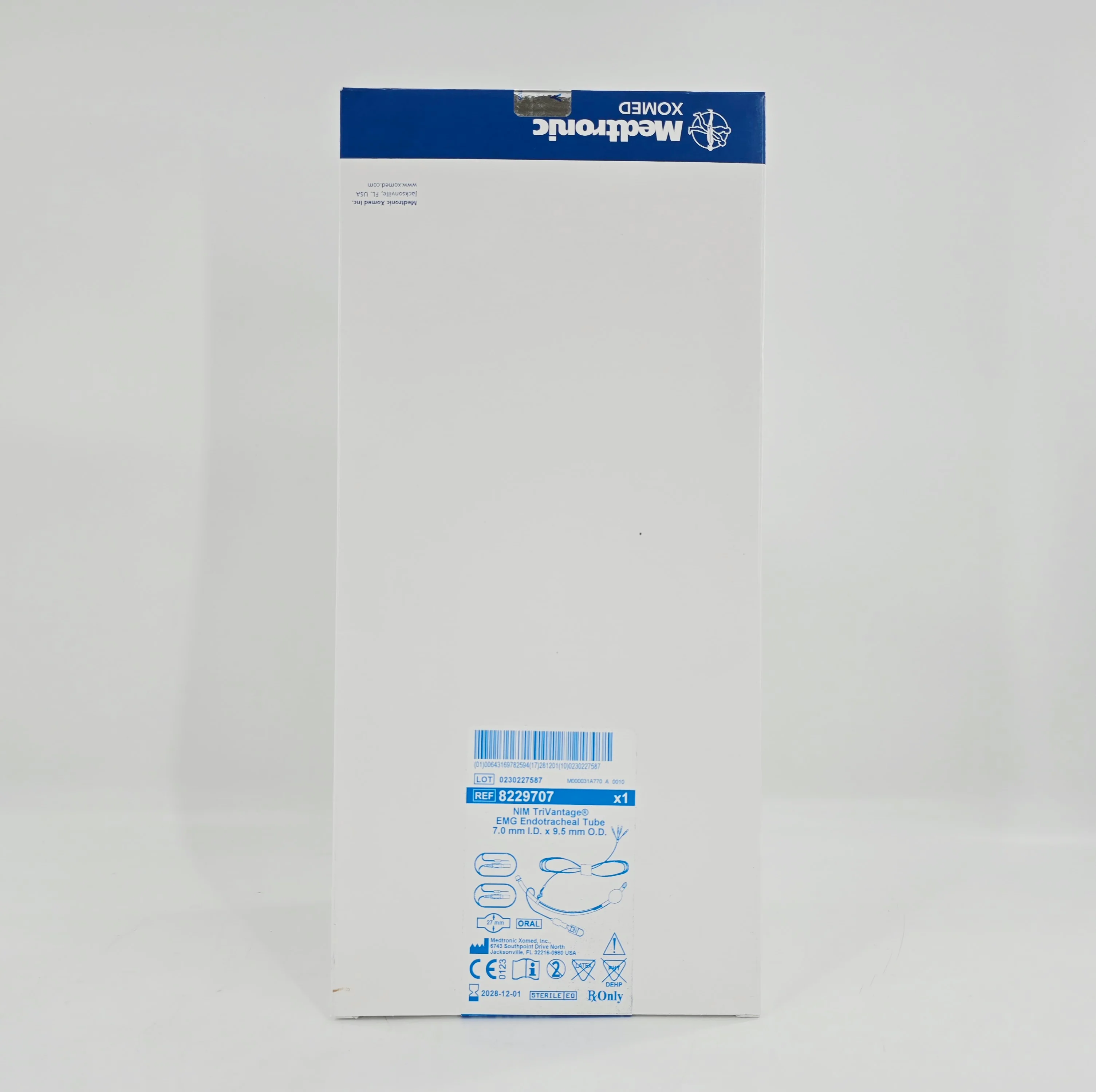 Medtronic 8229707 NIM TriVantage EMG Endotracheal Tube 7.0mm I.D. x 9.5mm O.D. 1/EA - Image 2
