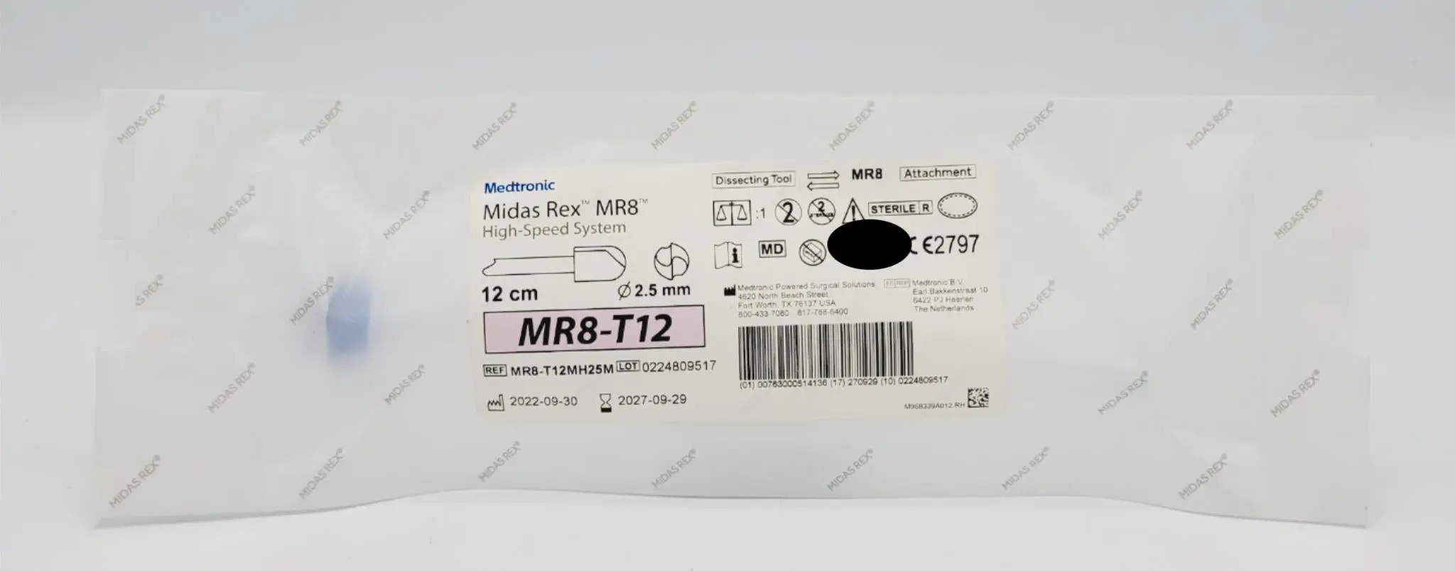 Medtronic MR8-T12MH25M Midas Rex High-Speed Dissecting Tool System - Image 2