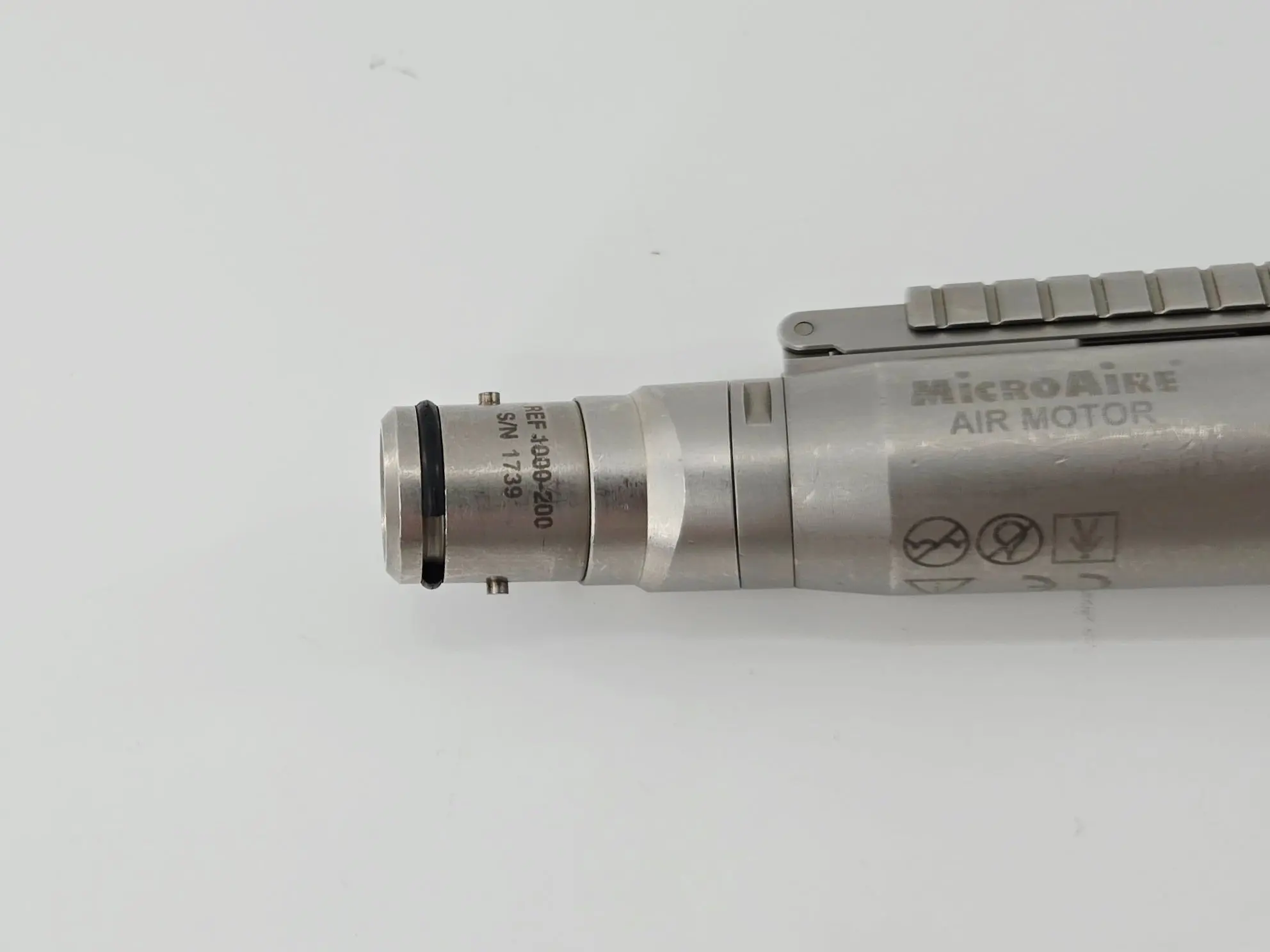 MicroAire 1000-200 Pneumatic Air Motor Module Handpiece 6" - Image 4