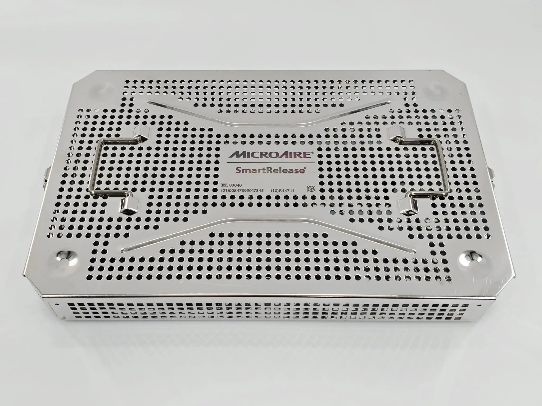 MicroAire 83040 SmartRelease Sterilization Case 15-3/4" x 10-1/4" x 2-1/4" - Image 2