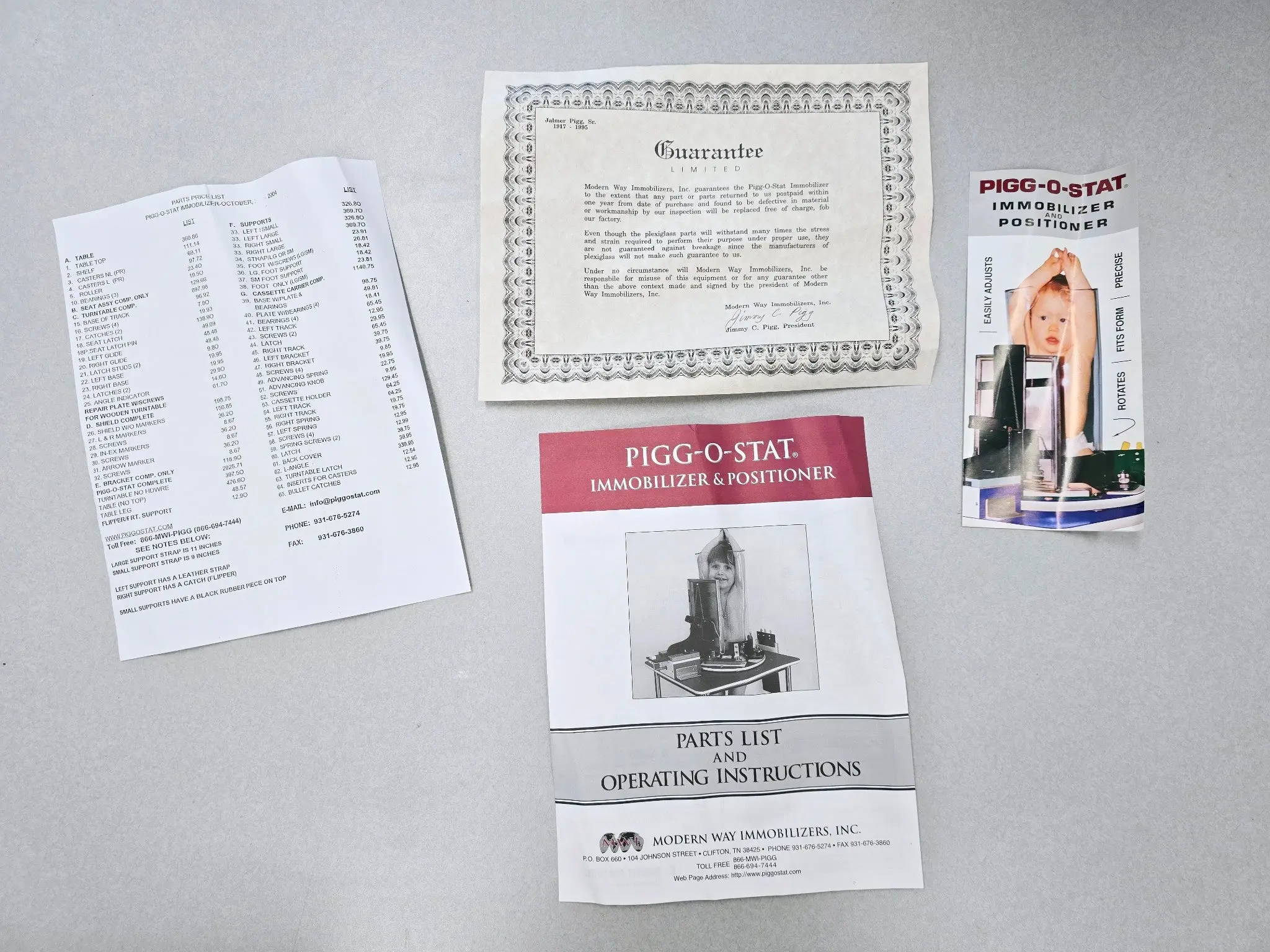 Modern Way Pigg-O-Stat Pediatric Immobilizer w/ Small Left & Right Supports RECONDITIONED - Image 12