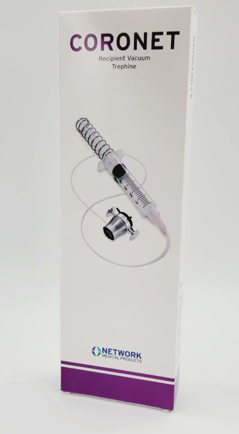 Network Medical 51-840-7.75 Recipient Vacuum Trephine 7.75mm - Image 2