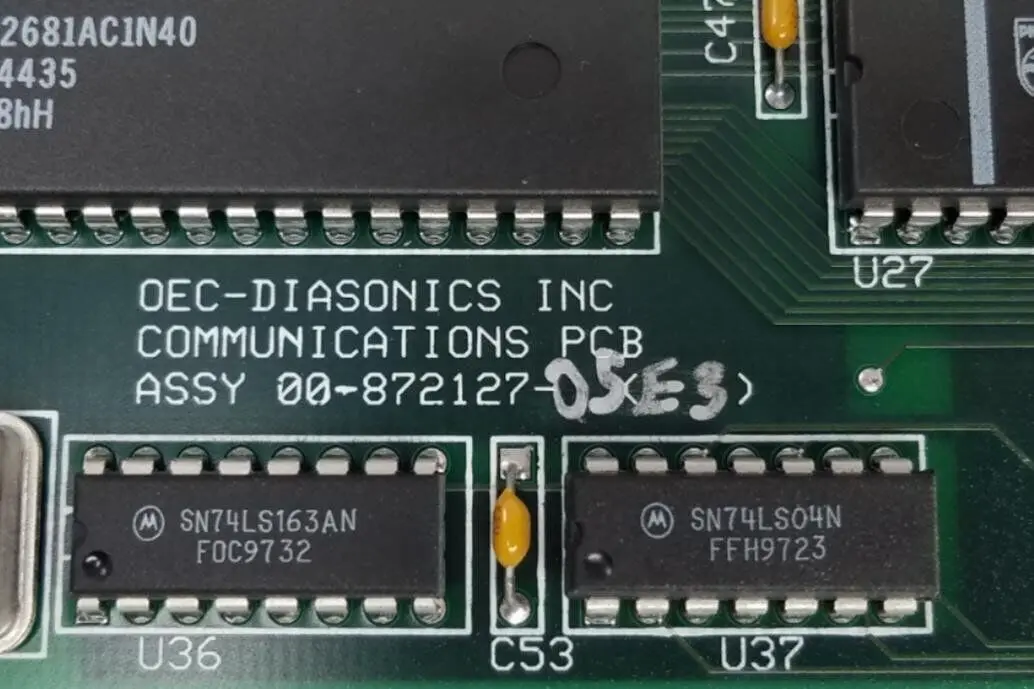 OEC Medical Systems Mini 6600 Communications PCB Assembly Board 00-872127-05 E3 - Image 4