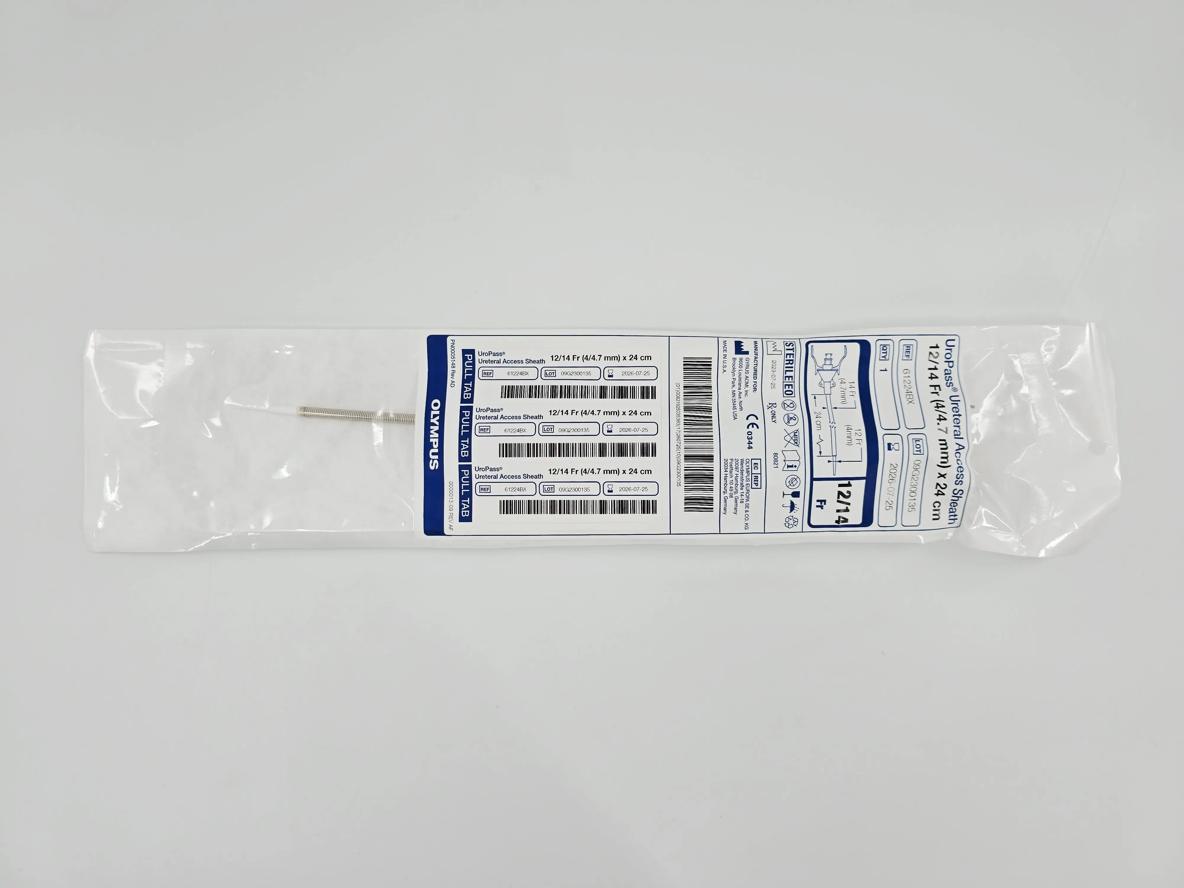Olympus 61224BX UroPass Ureteral Access Sheath 12/14Fr x 24cm - Image 2