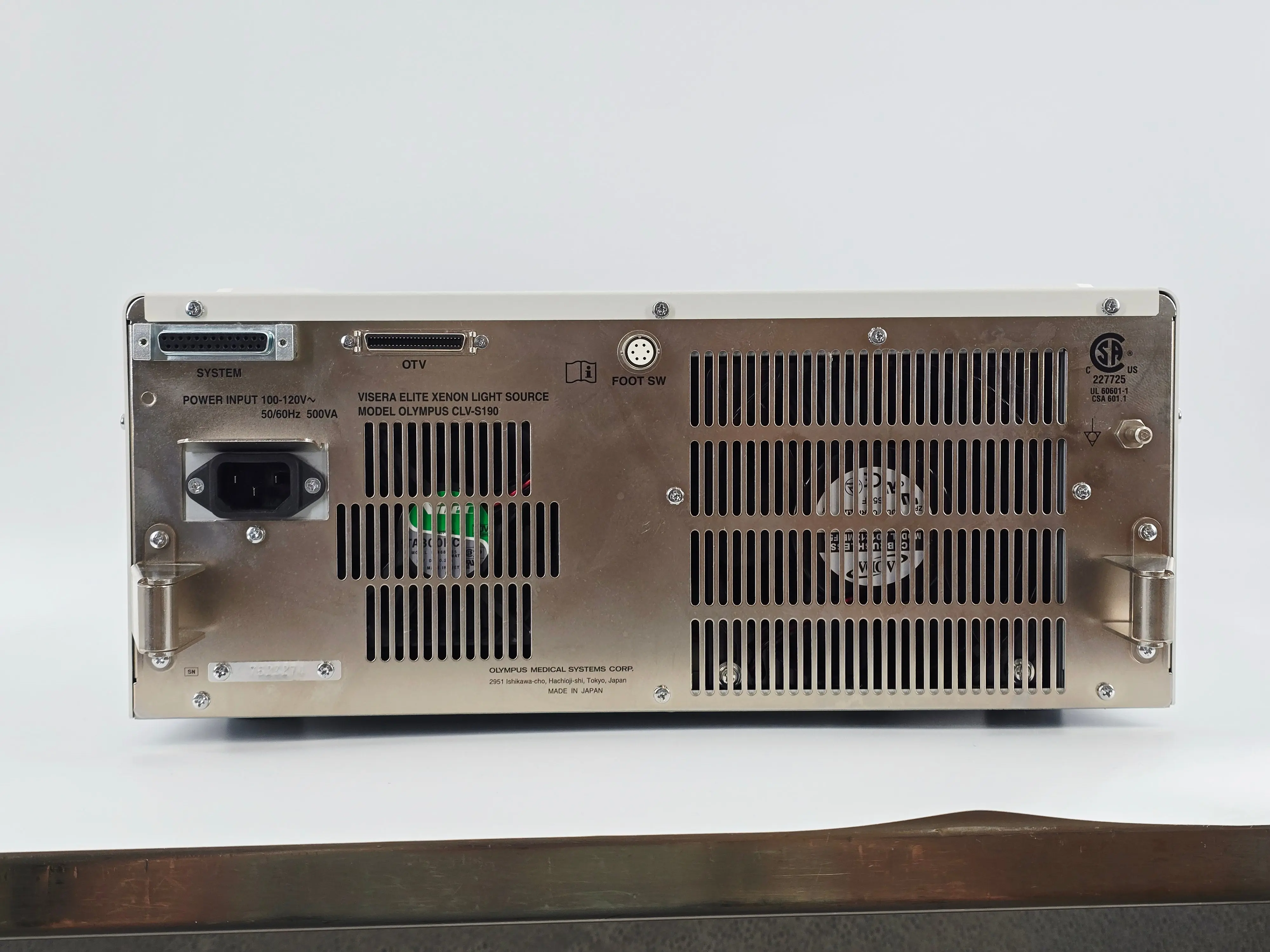 Olympus CLV-S190 VISERA ELITE Xenon Light Source - 300W, NBI Technology, One-Touch Connector - Image 6