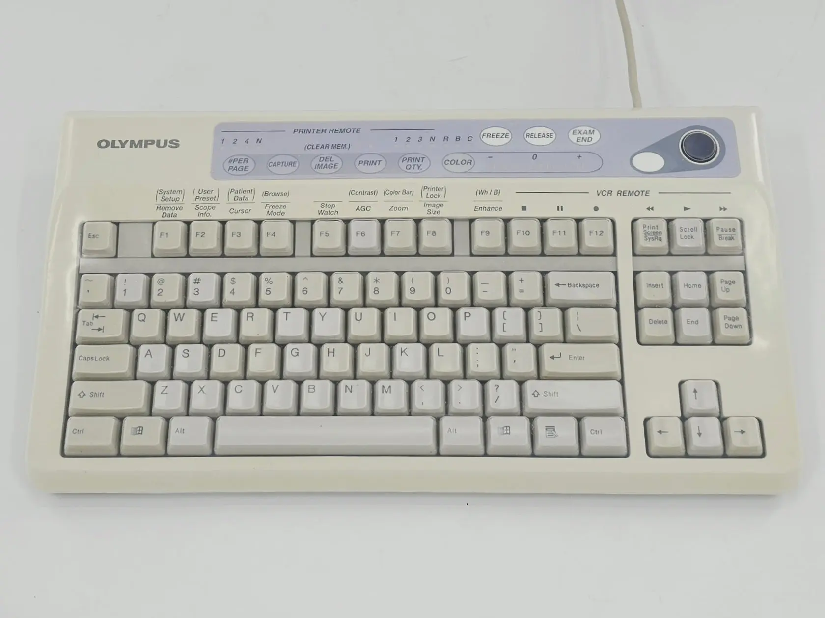 Olympus MAJ-1428 Keyboard for CV-180 Video Processor w/ Cover - Image 2