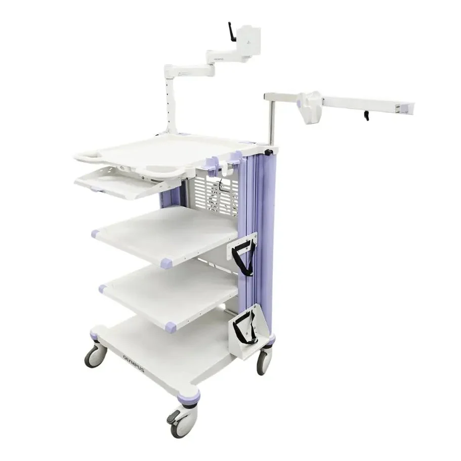 Olympus WM-WP1 Endoscopy Video Cart w/ Articulating Arm & Scope Holder