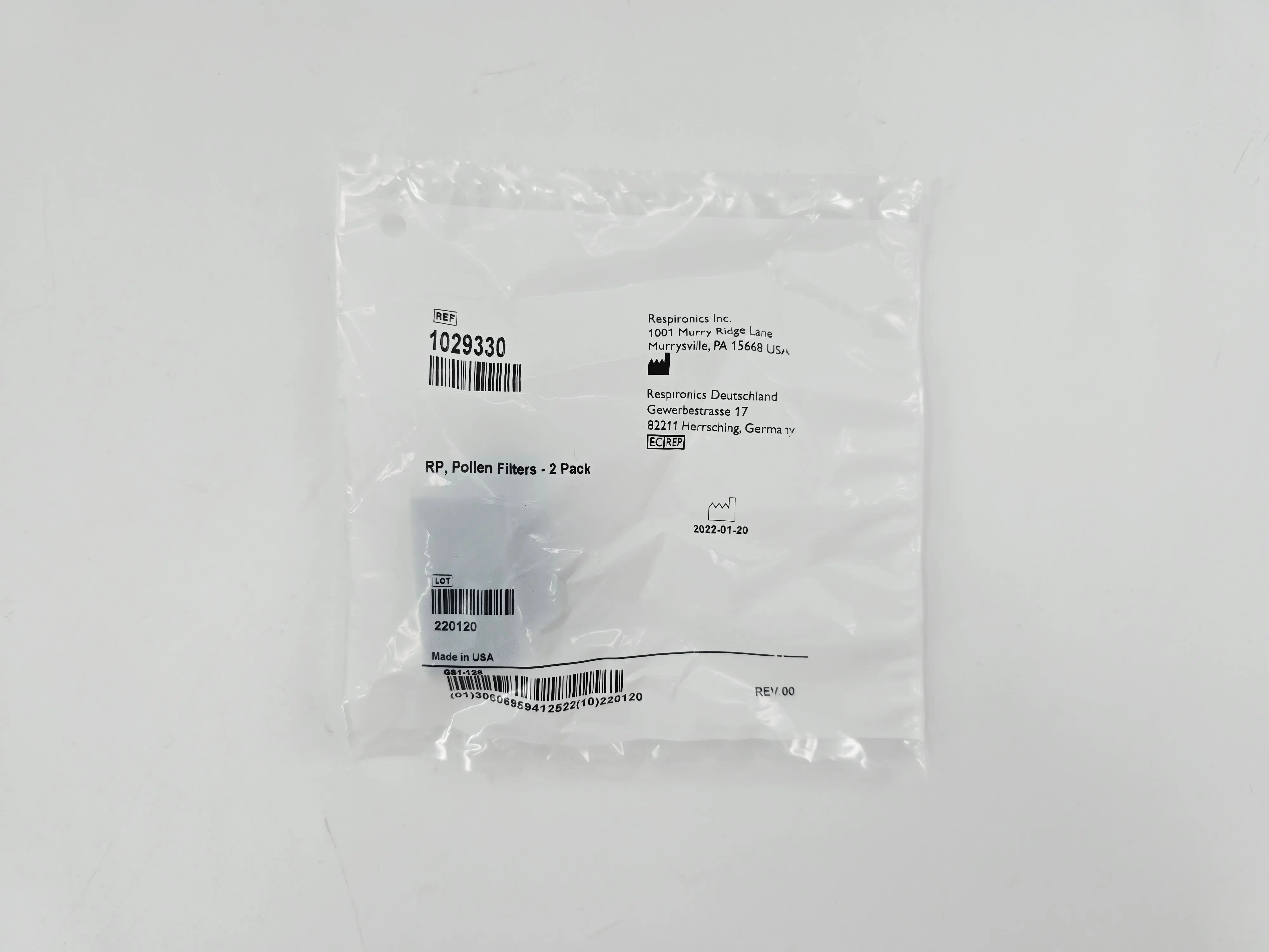 Philips 1029330 Resusable Foam Pollen Filter CPAP PK/2 - Image 2