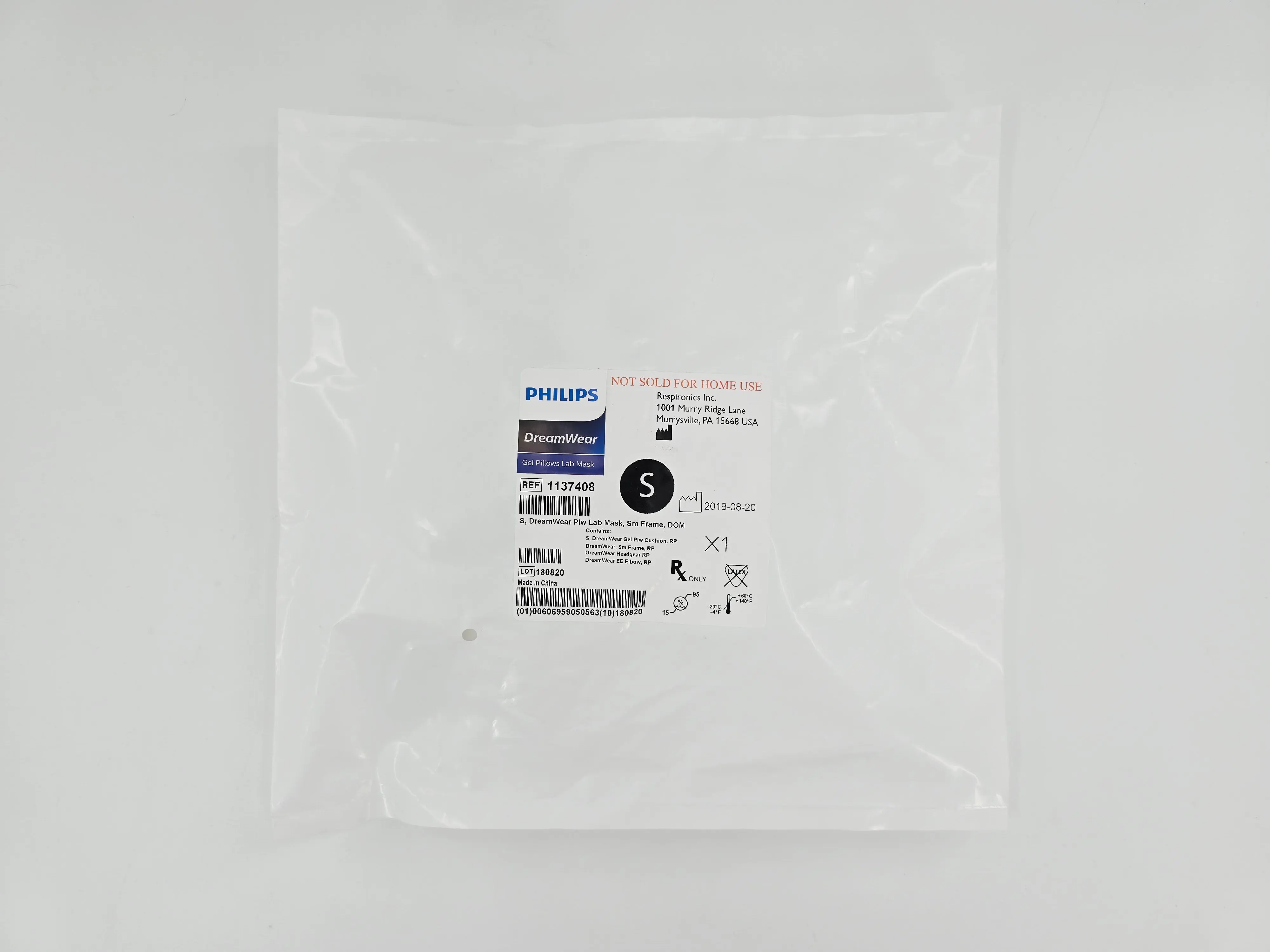 Philips 1137408 Respironics DreamWear Small Gel Pillows Lab Mask Small Frame - Image 2